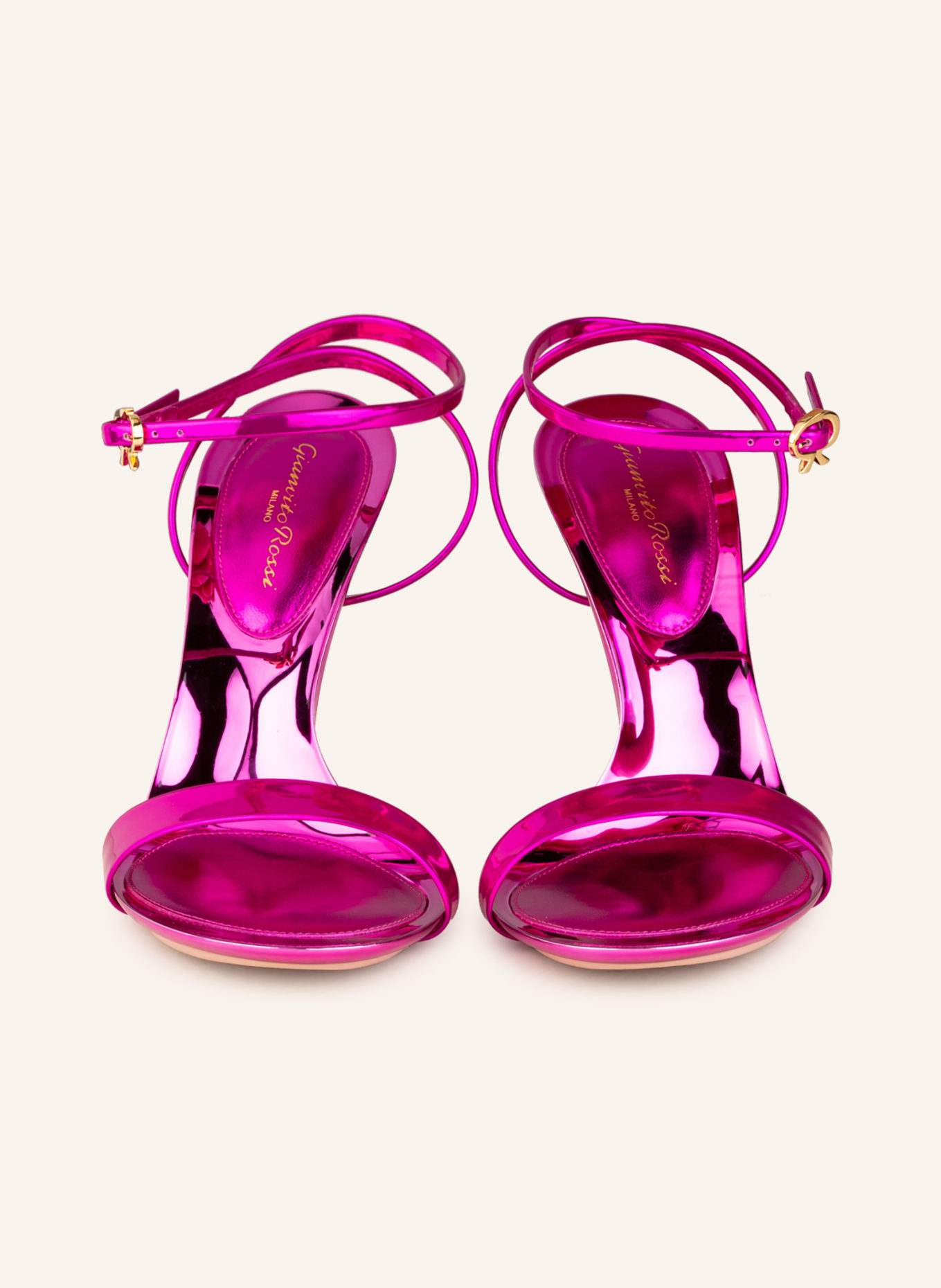 Gianvito Rossi Sandals SPICE RIBBON, Color: NEON PURPLE (Image 3)