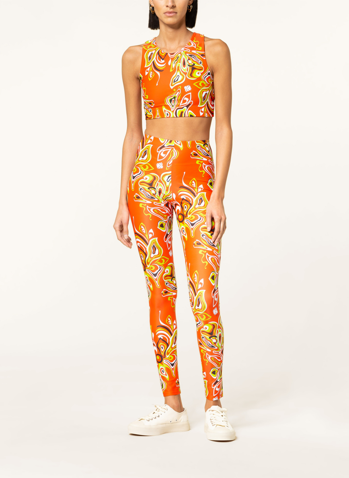 PUCCI Cropped top, Color: ORANGE/ GREEN/ WHITE (Image 2)