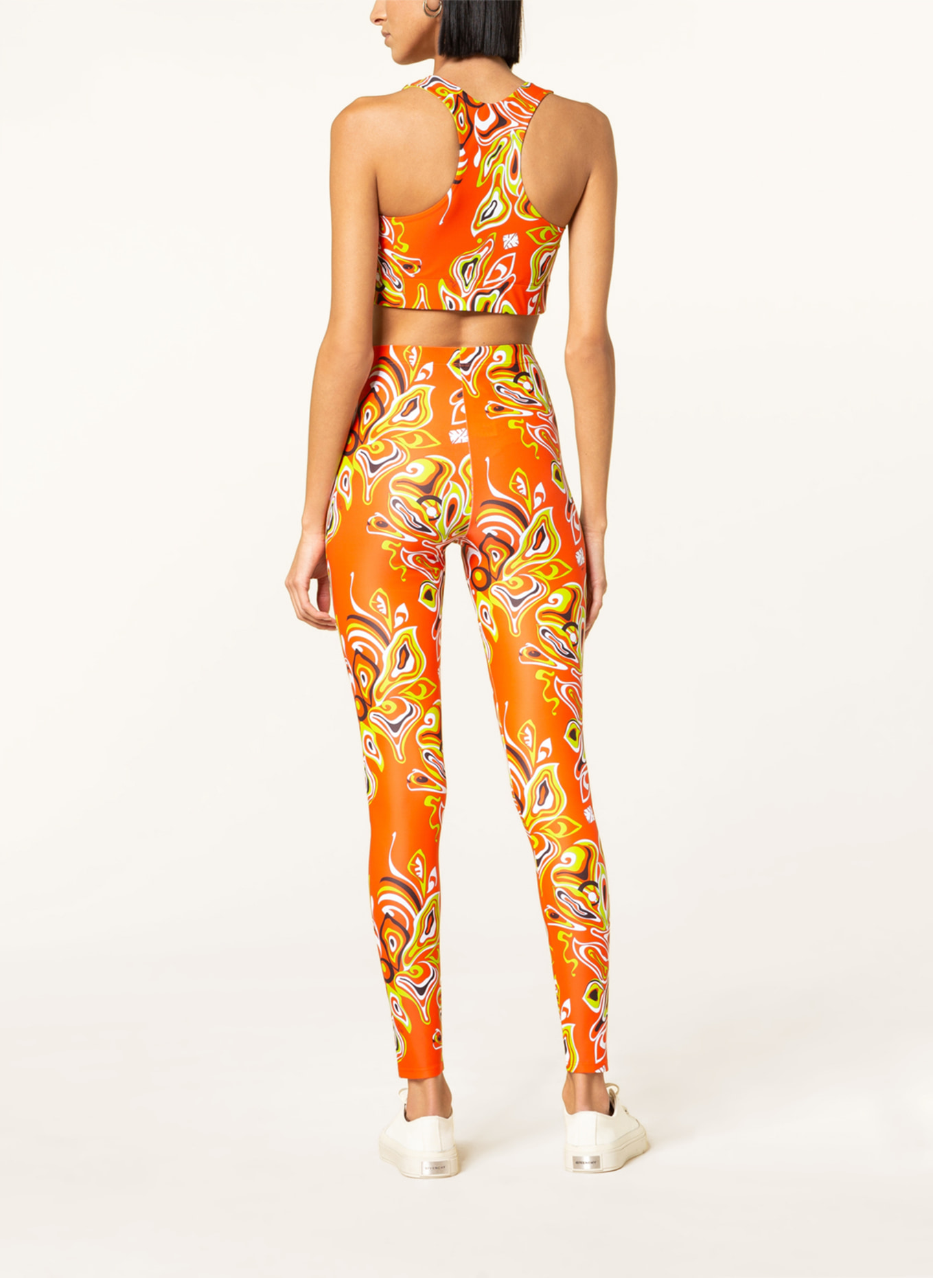 PUCCI Cropped top, Color: ORANGE/ GREEN/ WHITE (Image 3)