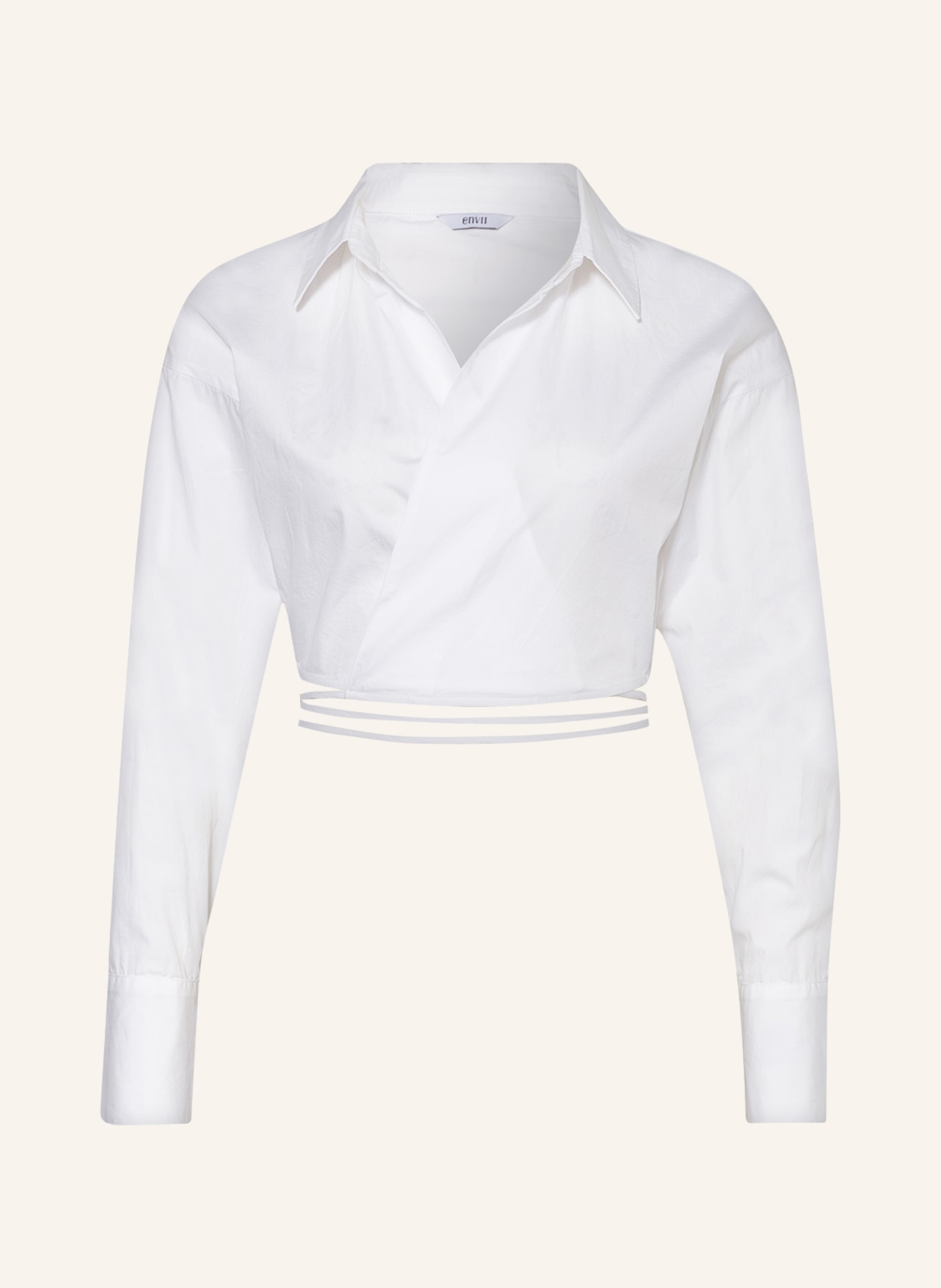 ENVII Cropped blouse ENLORI, Color: WHITE (Image 1)