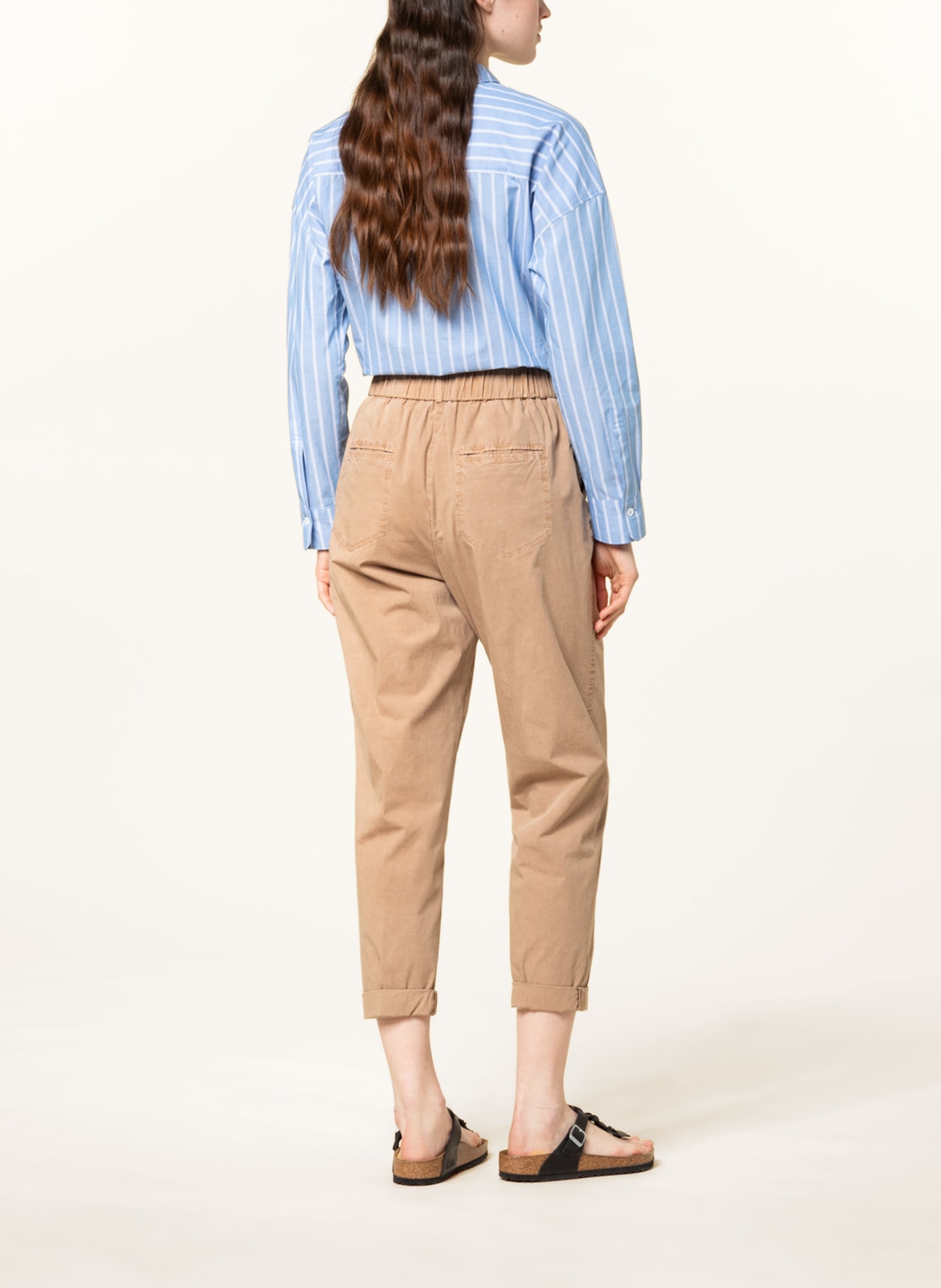 cappellini 7/8 trousers, Color: CAMEL (Image 3)