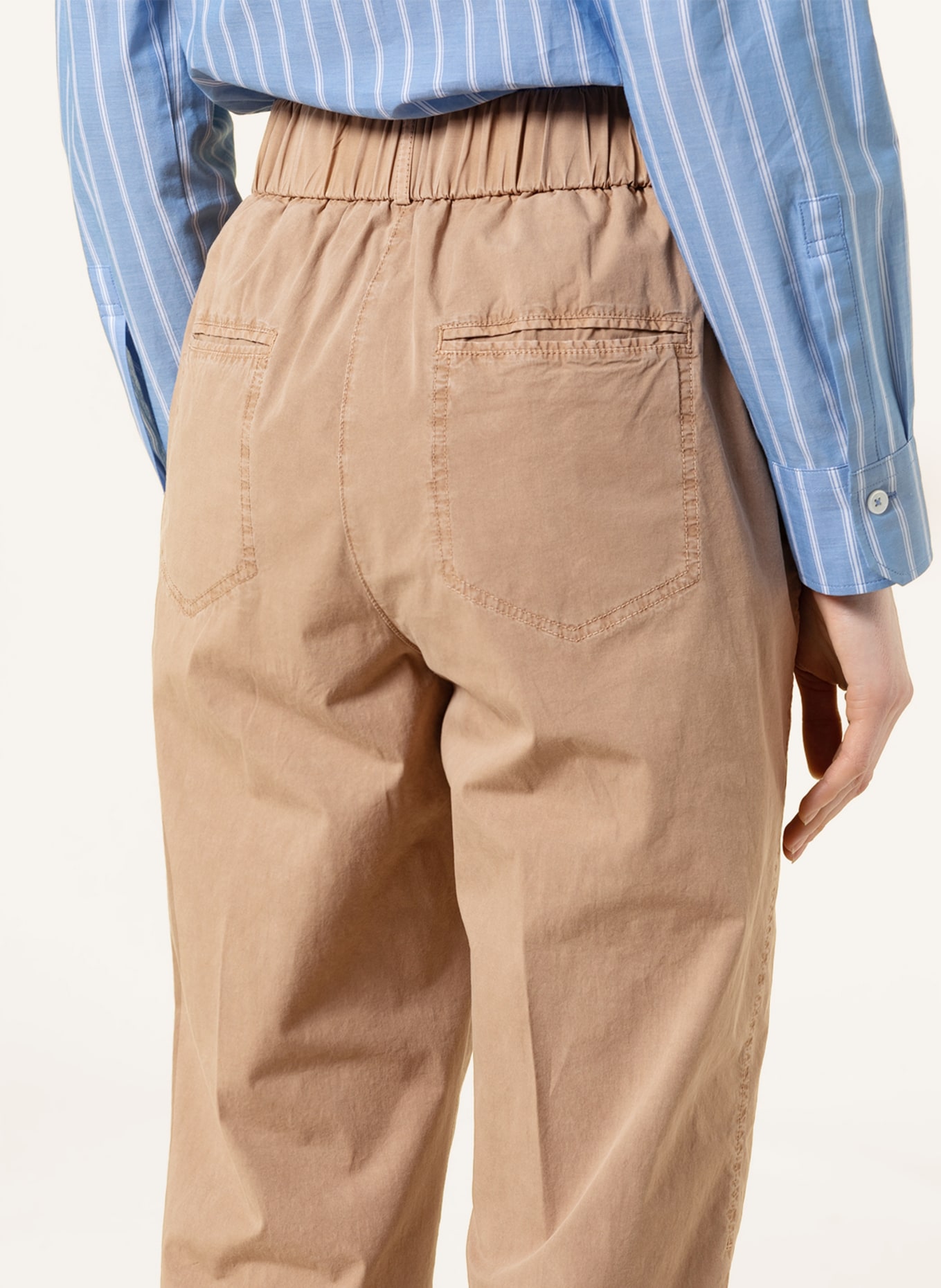 cappellini 7/8 trousers, Color: CAMEL (Image 5)