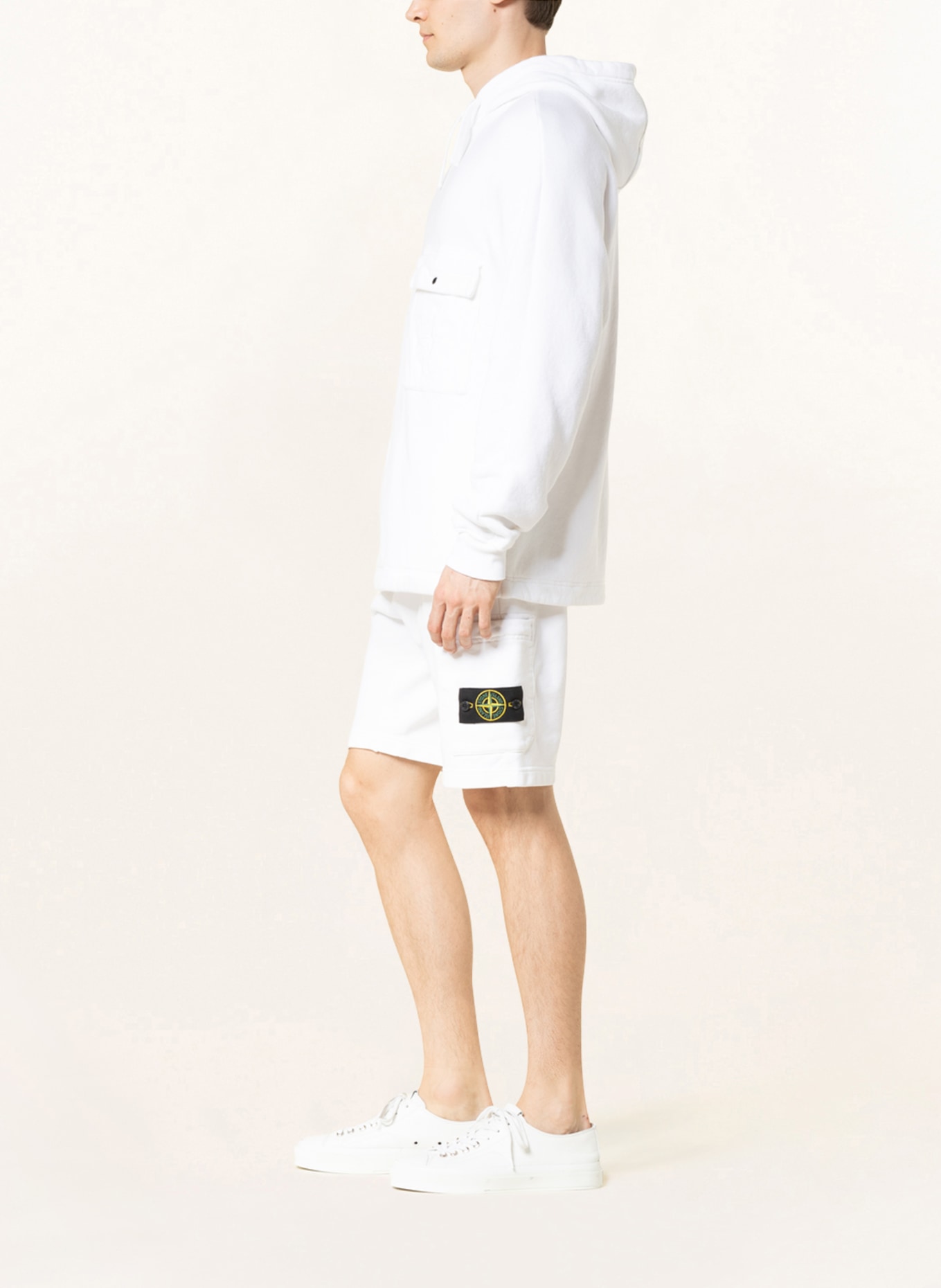 STONE ISLAND Hoodie: WEISS