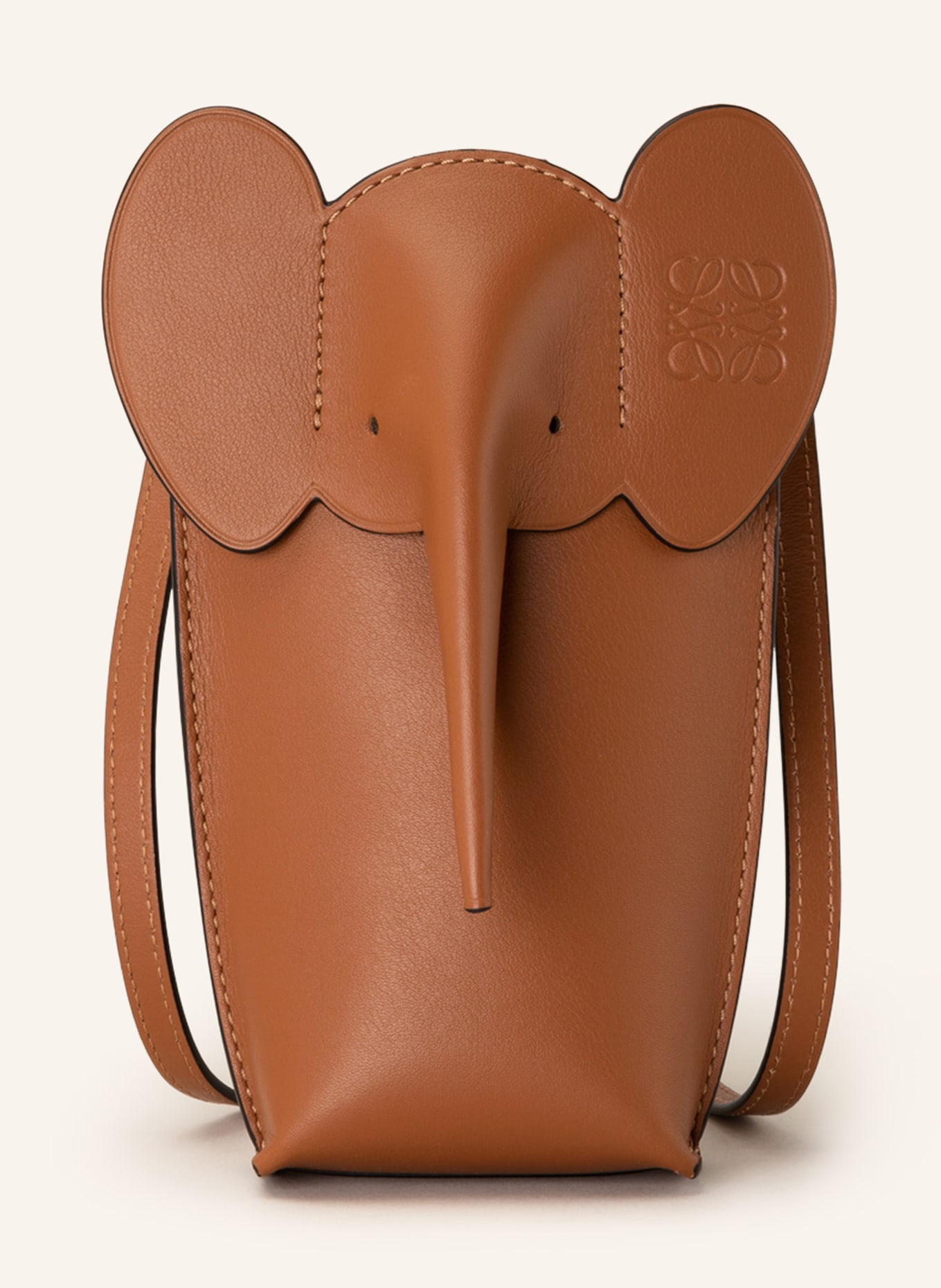 LOEWE Shoulder bag ELEPHANT POCKET, Color: COGNAC (Image 1)