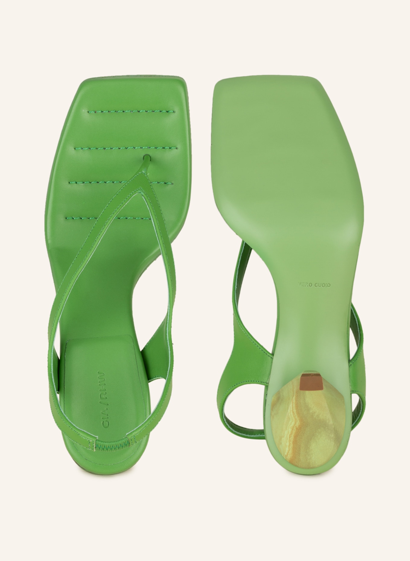 GIA BORGHINI Sandals ROSIE 13, Color: LIGHT GREEN (Image 5)
