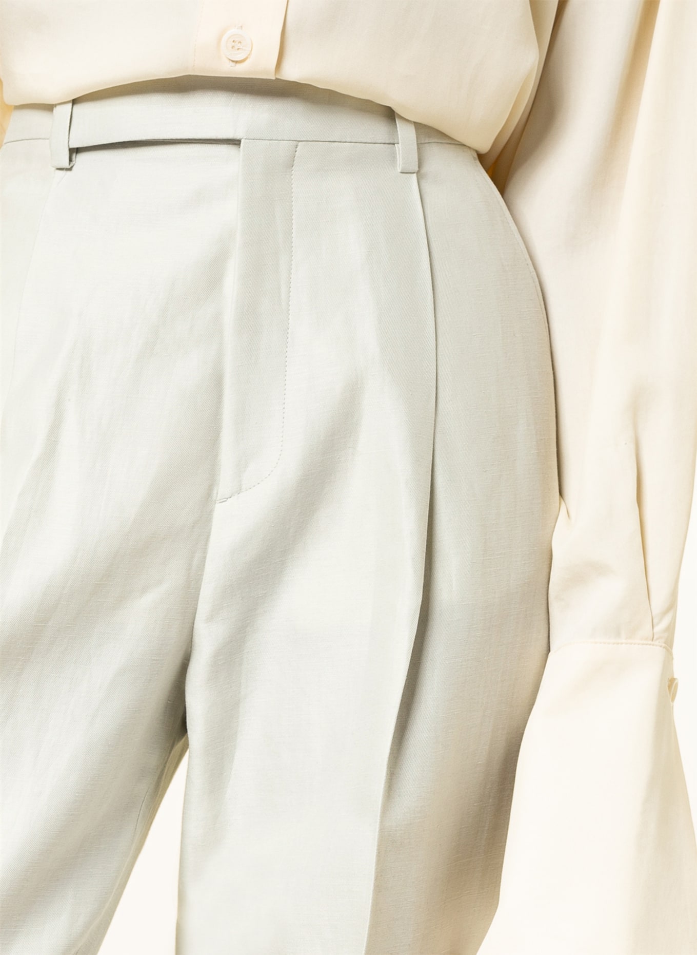 Filippa K Trousers JULIE with linen , Color: CREAM (Image 5)