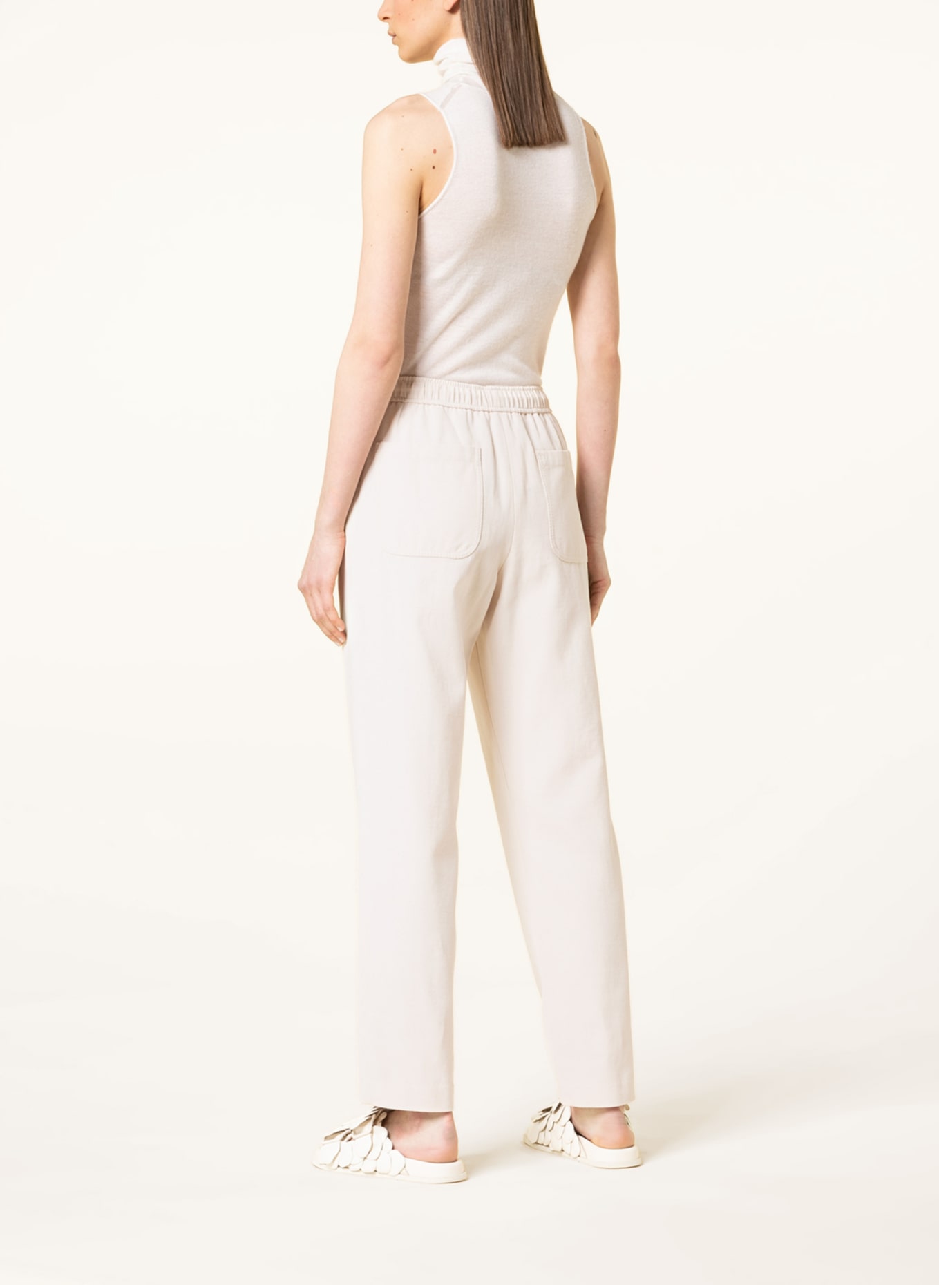 ESSENTIEL ANTWERP Hose BIAS im Jogging-Stil: ECRU