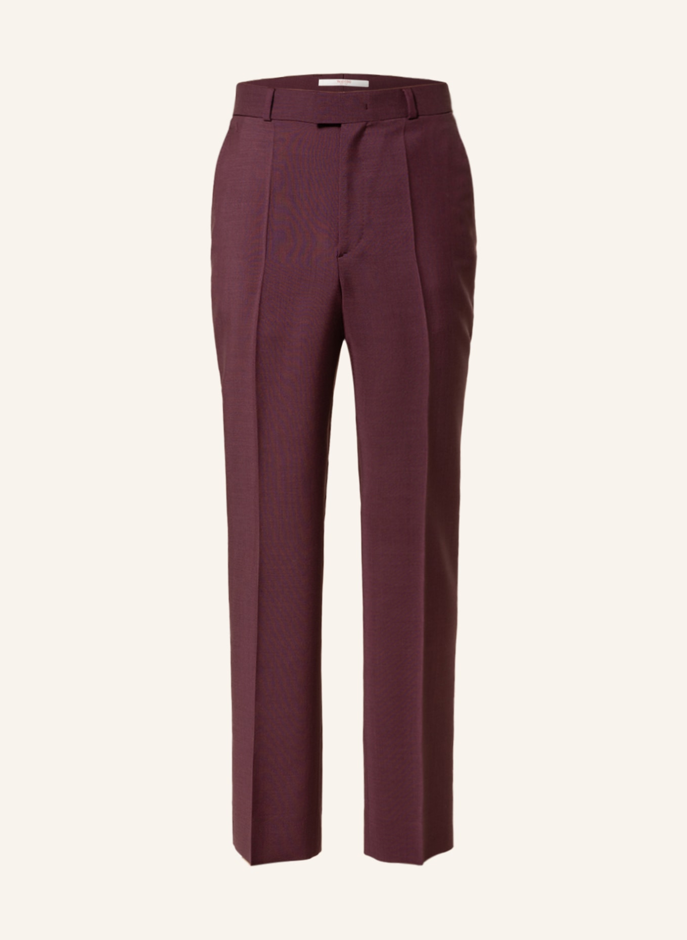 VALENTINO Suit trousers with mohair, Color: DARK RED (Image 1)