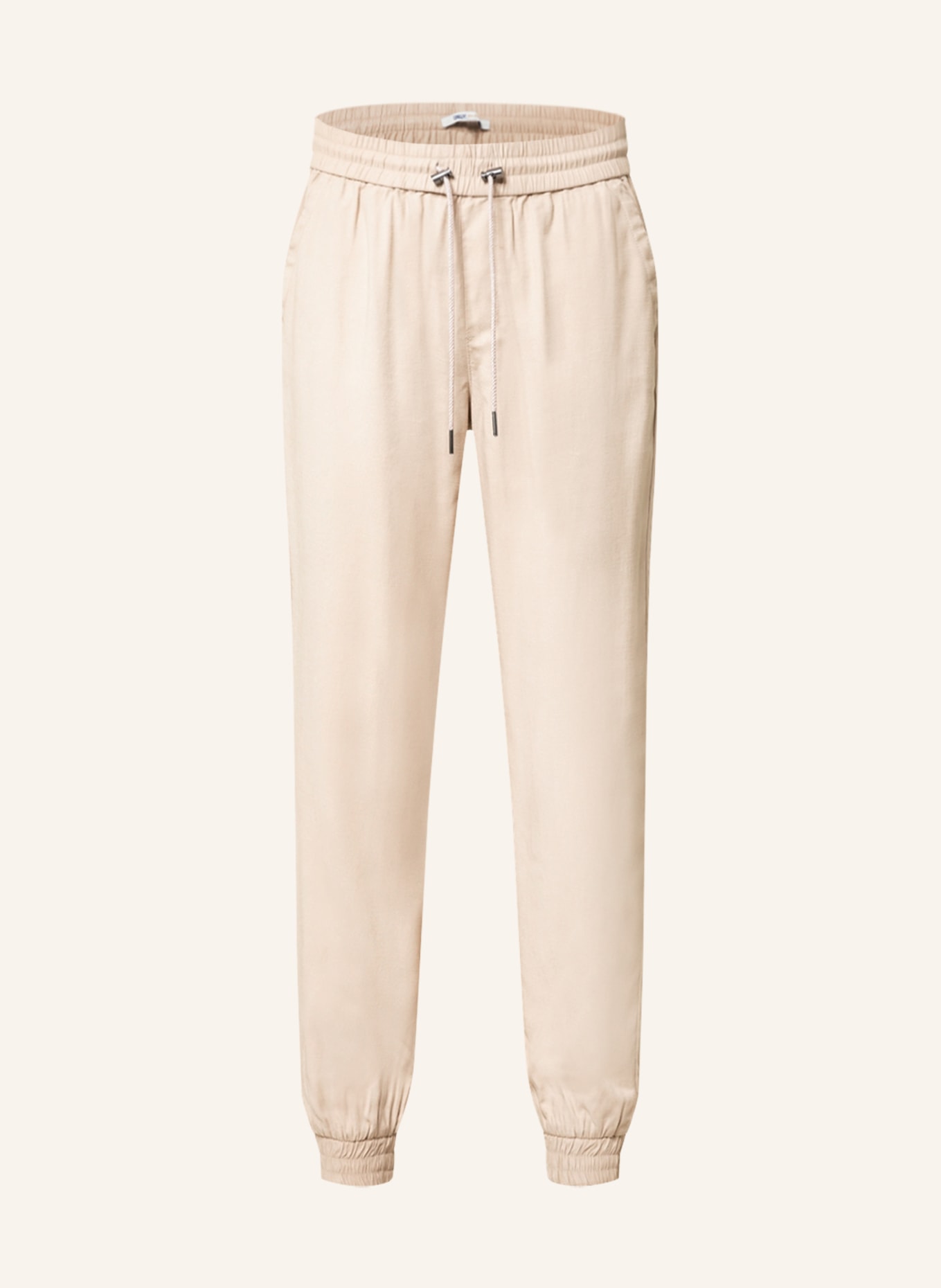 ONLY 7/8 trousers in jogger style , Color: BEIGE (Image 1)