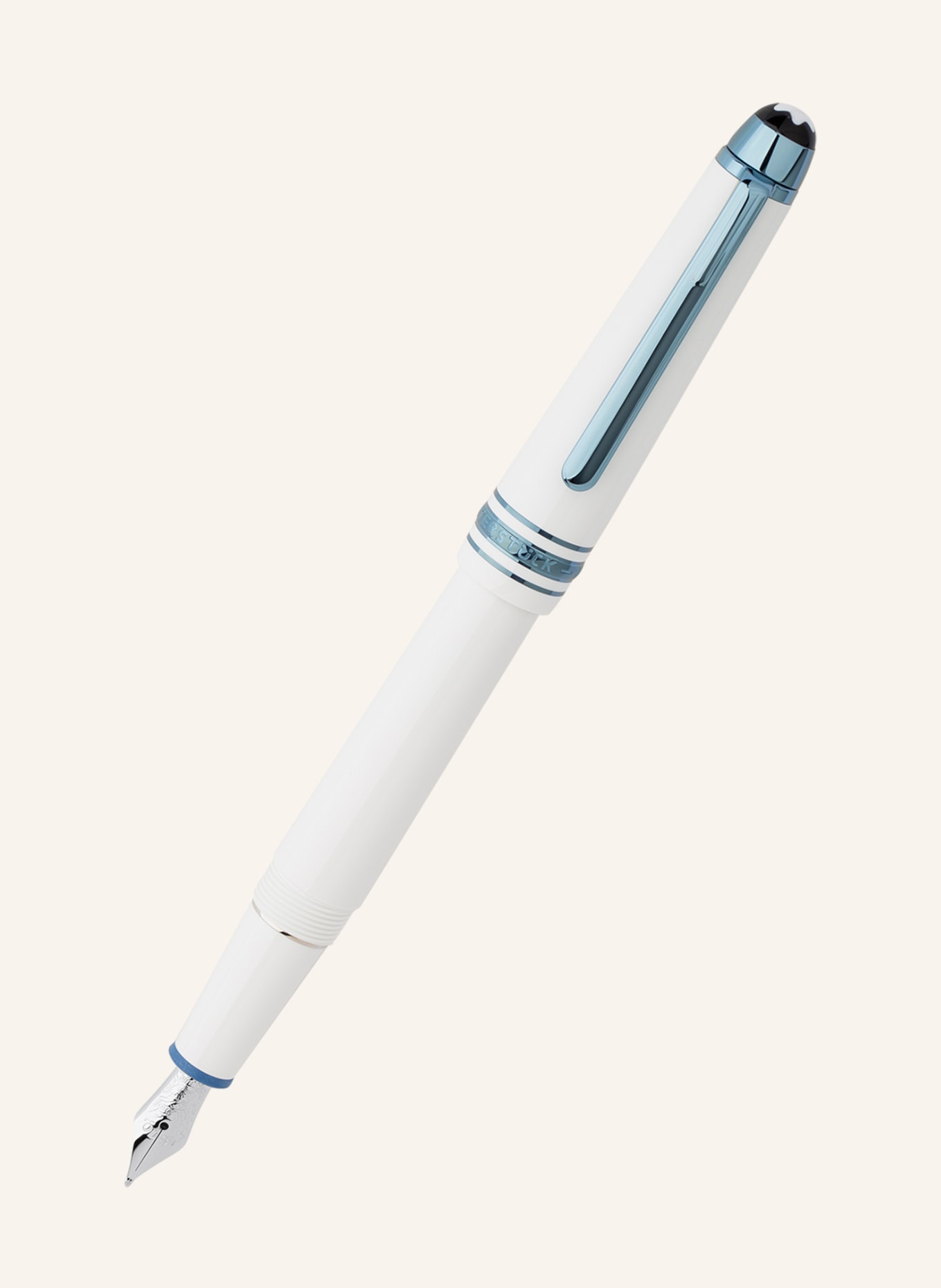 MONTBLANC Fountain pen MEISTERSTÜCK GLACIER CLASSIQUE, Color: WHITE (Image 1)