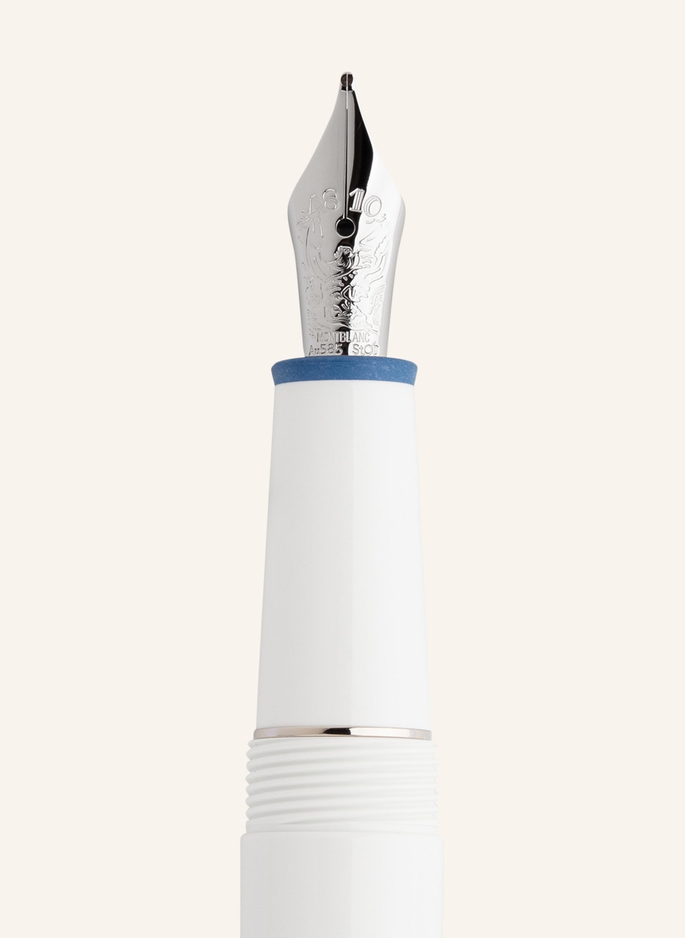 MONTBLANC Fountain pen MEISTERSTÜCK GLACIER CLASSIQUE, Color: WHITE (Image 2)
