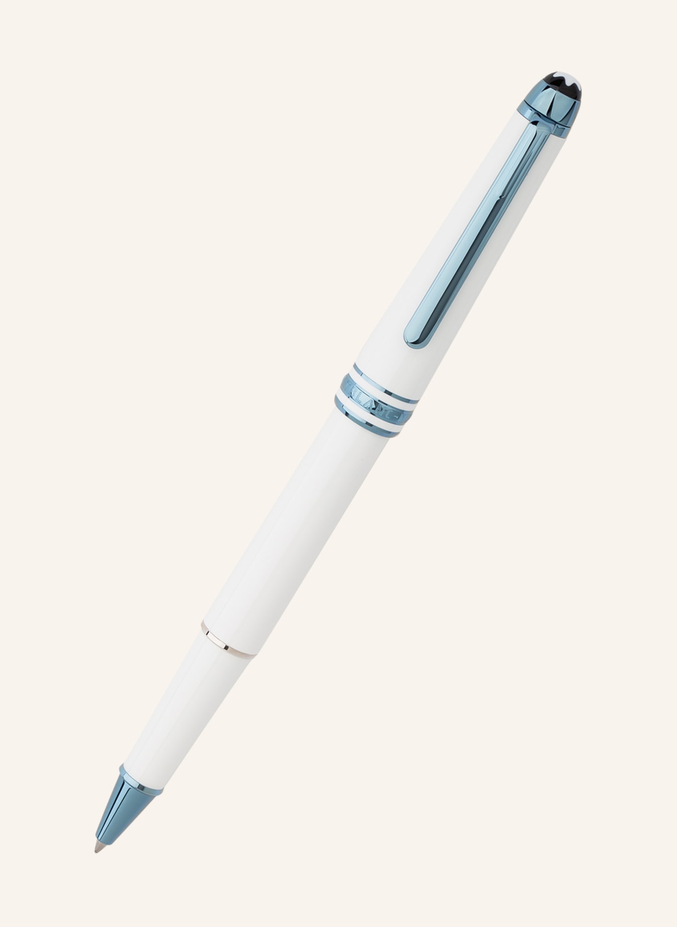 MONTBLANC Rollerball pen MEISTERSTÜCK GLACIER CLASSIQUE, Color: WHITE (Image 1)