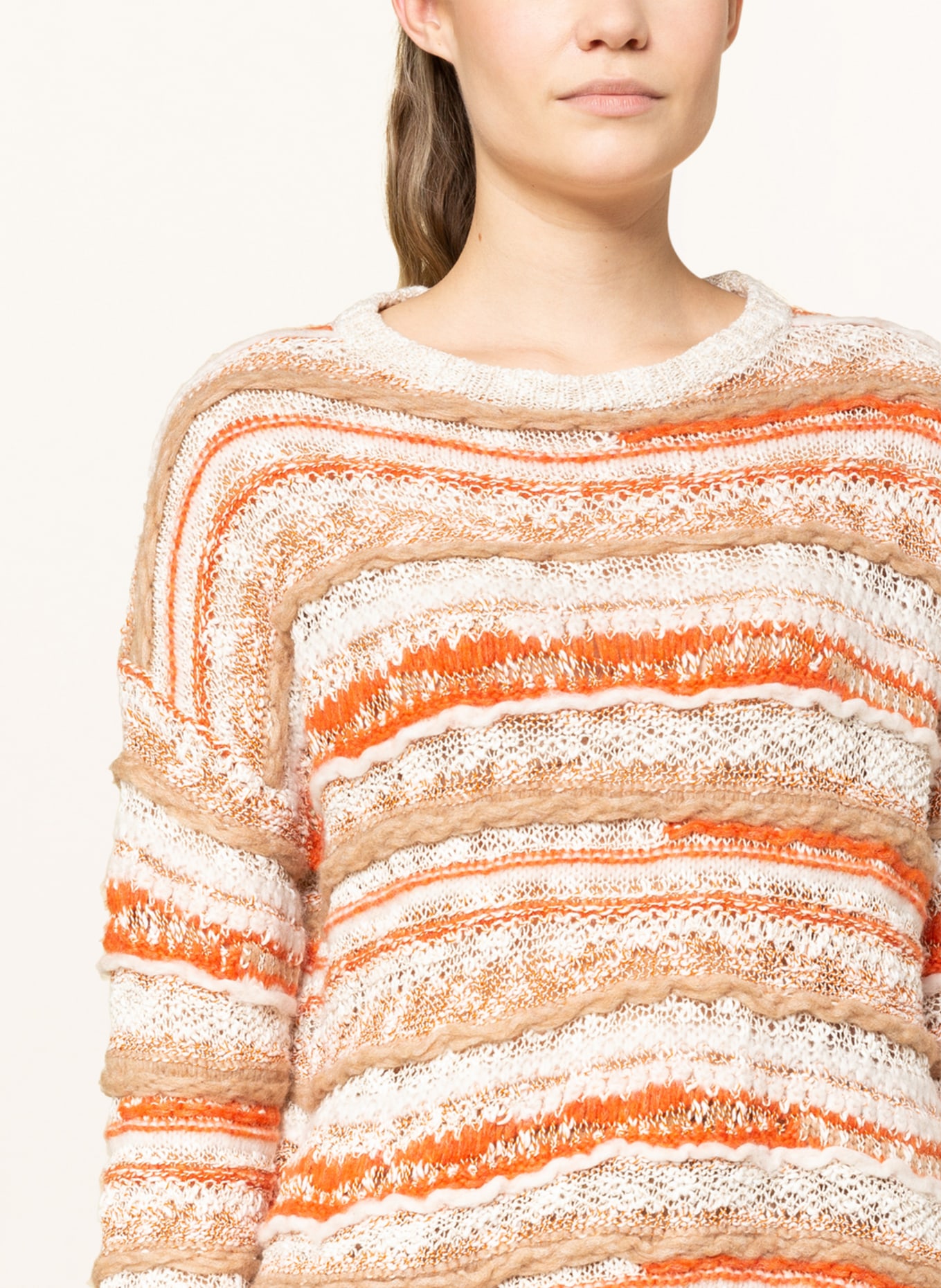 RIANI Pullover, Farbe: CREME/ BEIGE/ ORANGE (Bild 4)