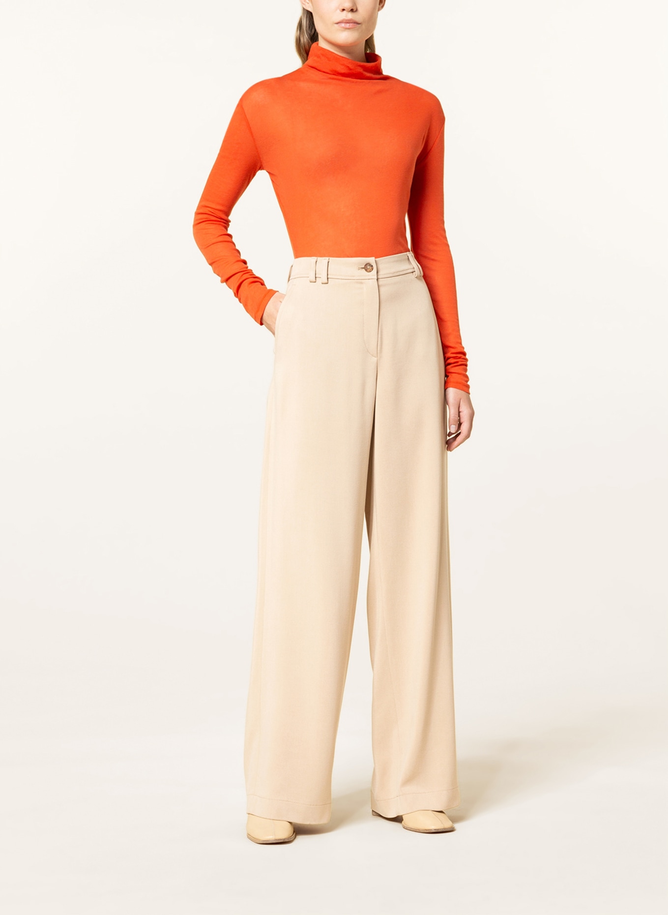 RIANI Wide leg trousers , Color: LIGHT BROWN (Image 2)