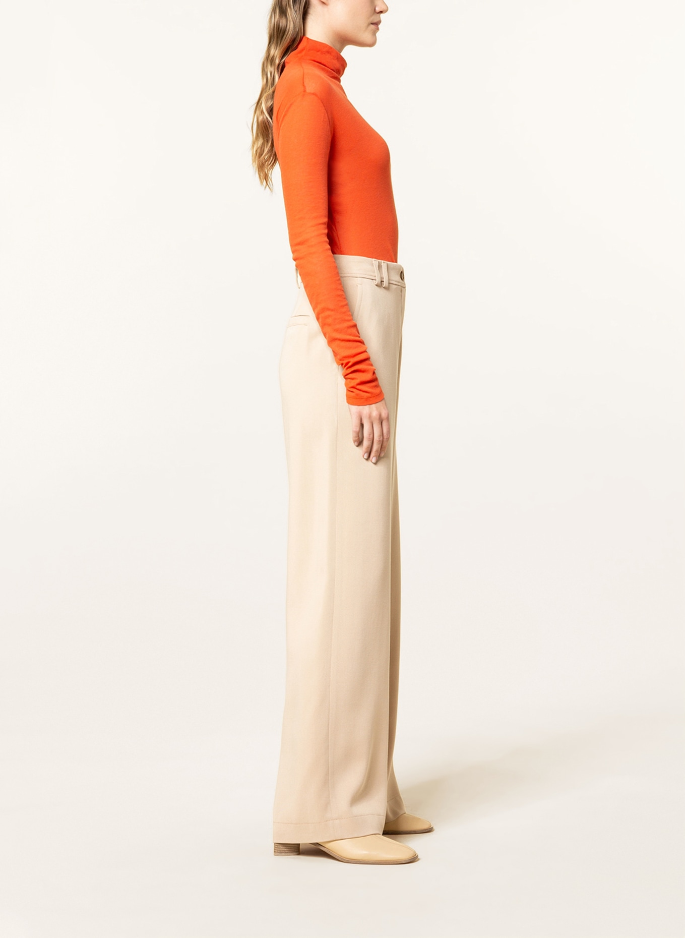 RIANI Wide leg trousers , Color: LIGHT BROWN (Image 4)