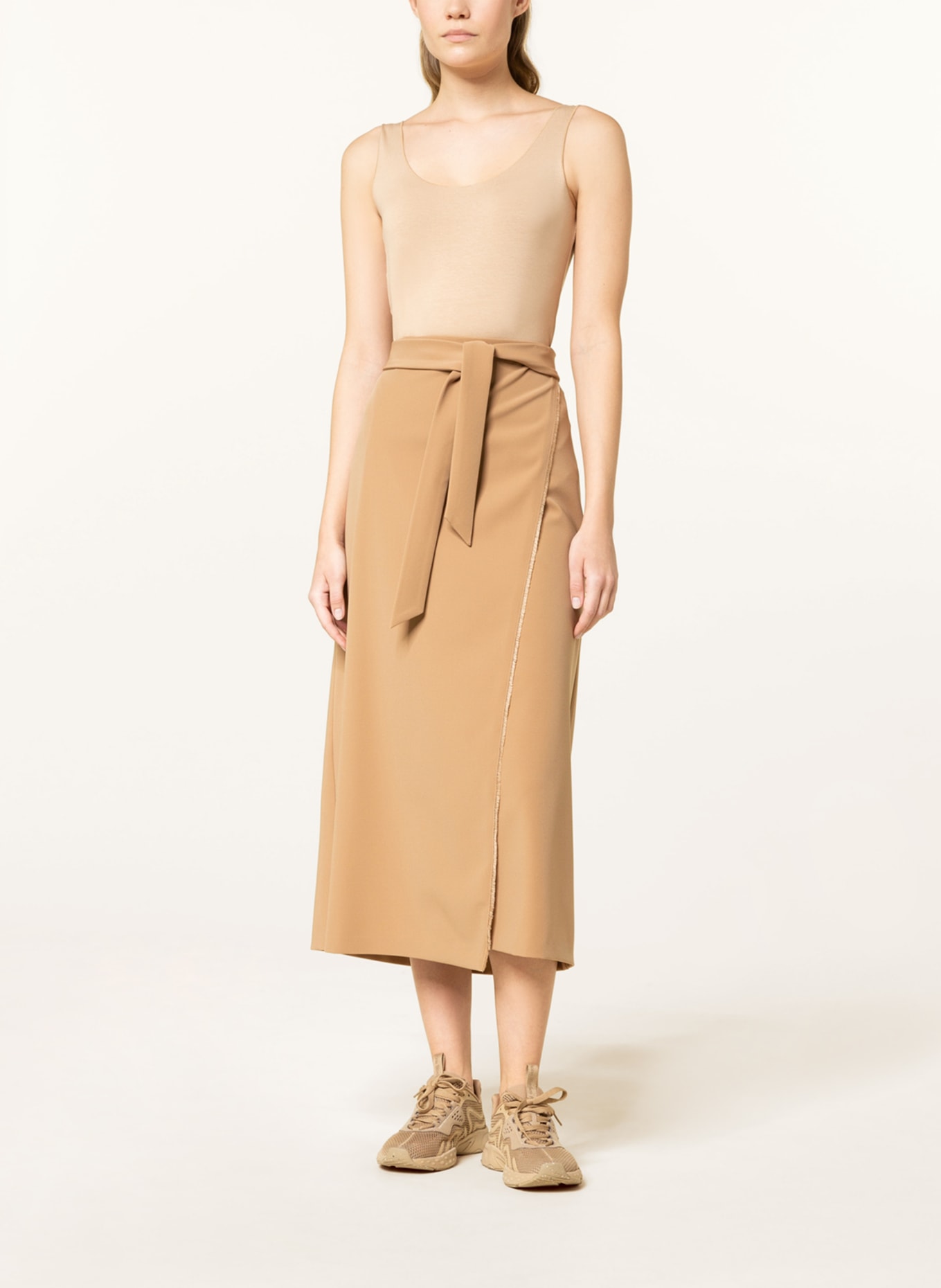 RIANI Wrap skirt , Color: CAMEL (Image 2)