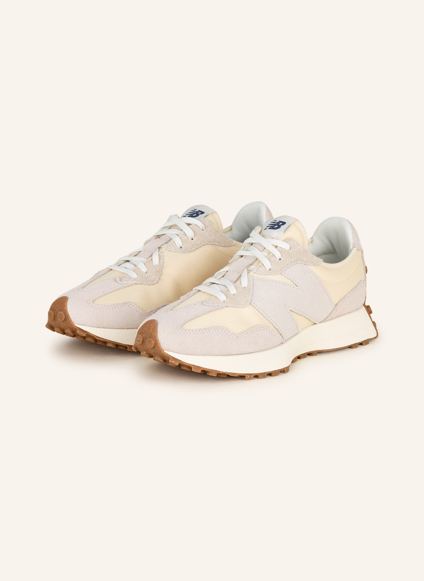 new balance Sneakers 327, Color: LIGHT YELLOW/ CREAM (Image 1)