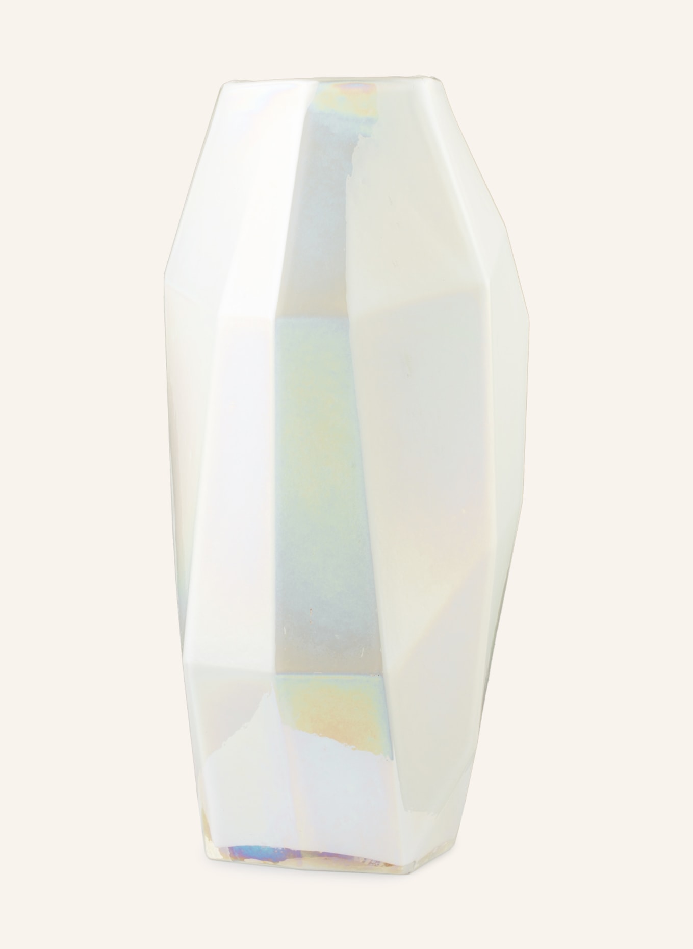 POLSPOTTEN Vase GRAPHIC LUSTER M , Farbe: WEISS (Bild 3)
