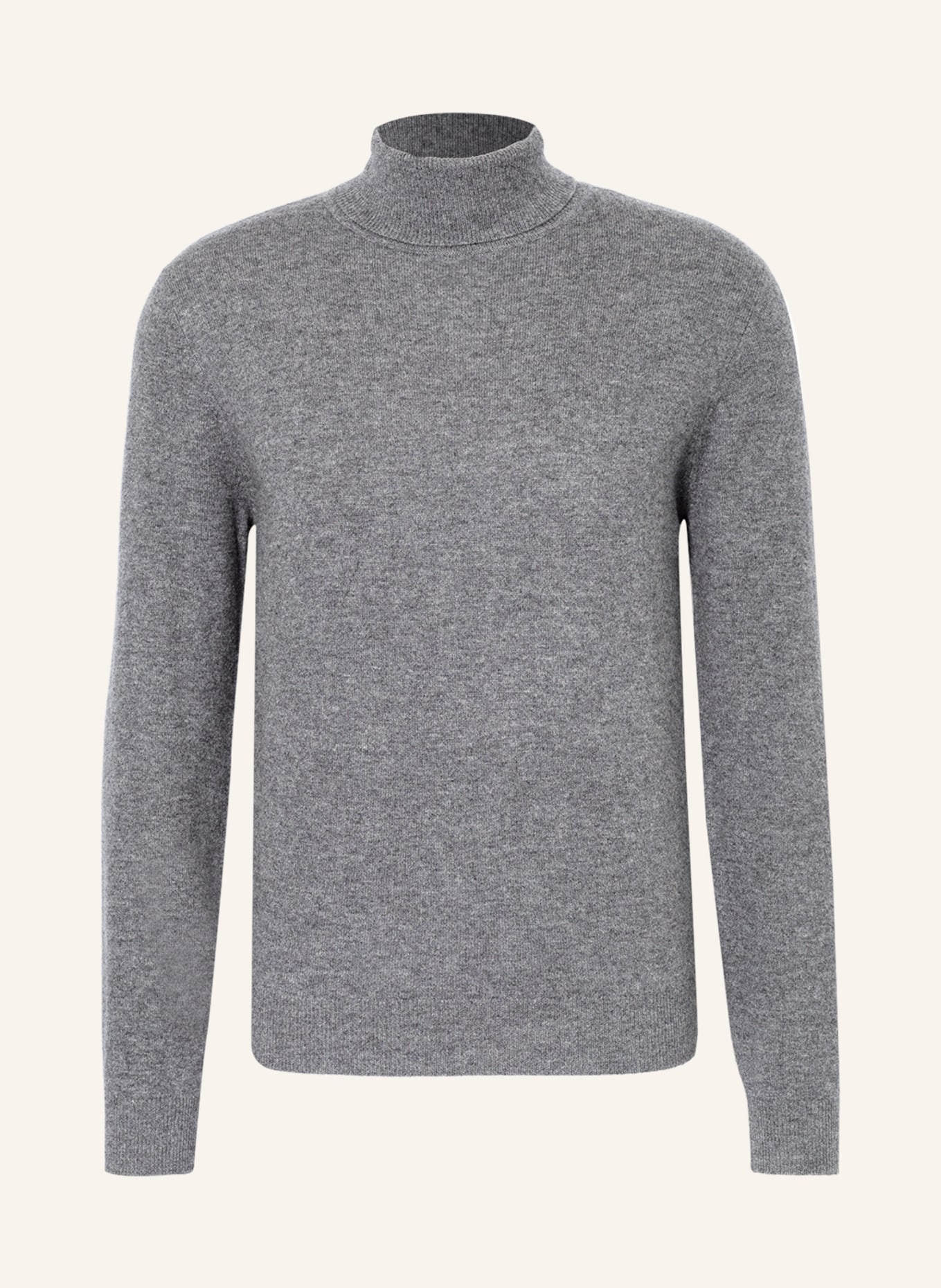 STROKESMAN'S Turtleneck sweater in cashmere, Color: GRAY (Image 1)