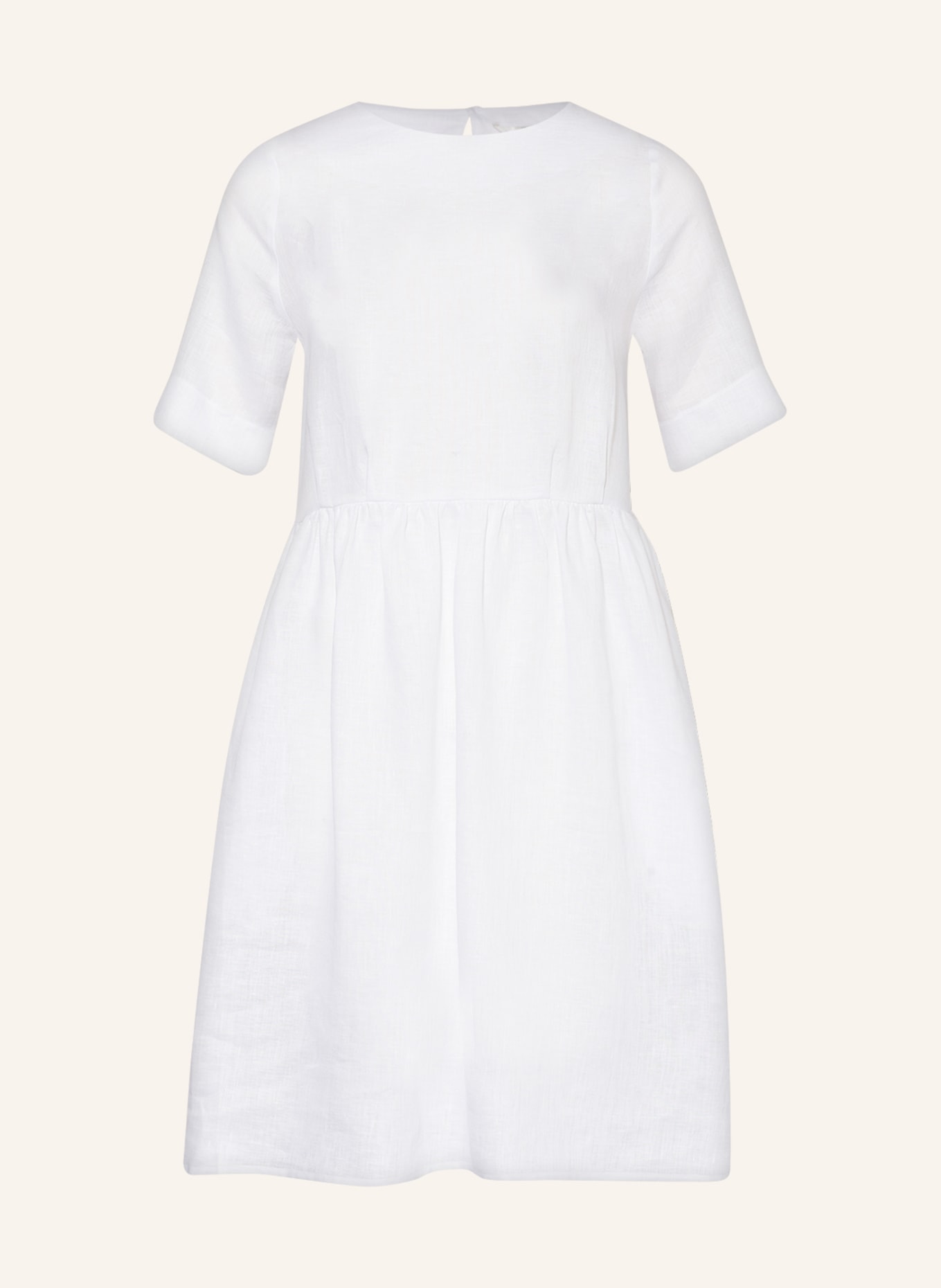 Sophie Linen dress OCALU, Color: WHITE (Image 1)