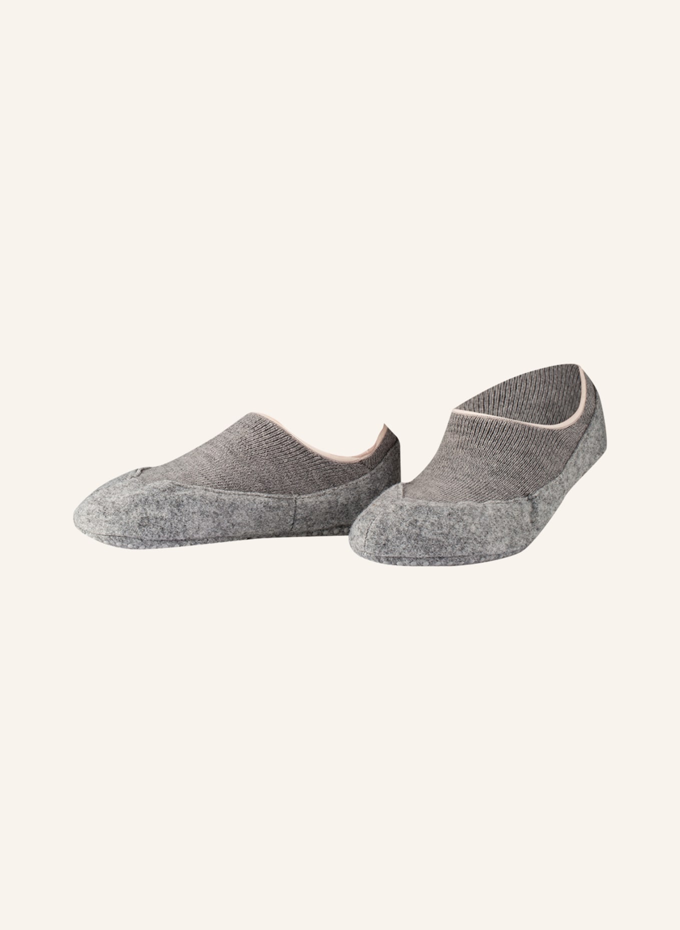 FALKE Stoppersocken COSYSHOE aus Merinowolle : 3400 LIGHT GREY