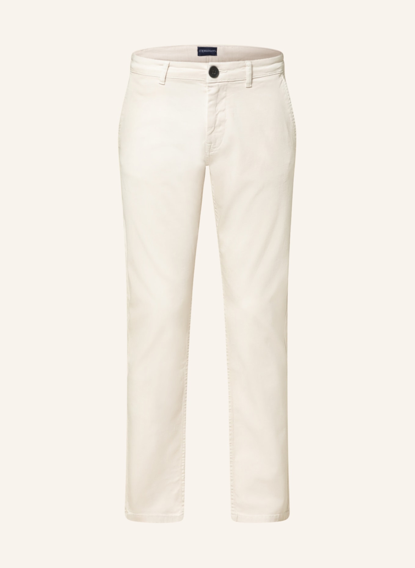 STROKESMAN'S Chino Regular Fit, Farbe: CREME (Bild 1)