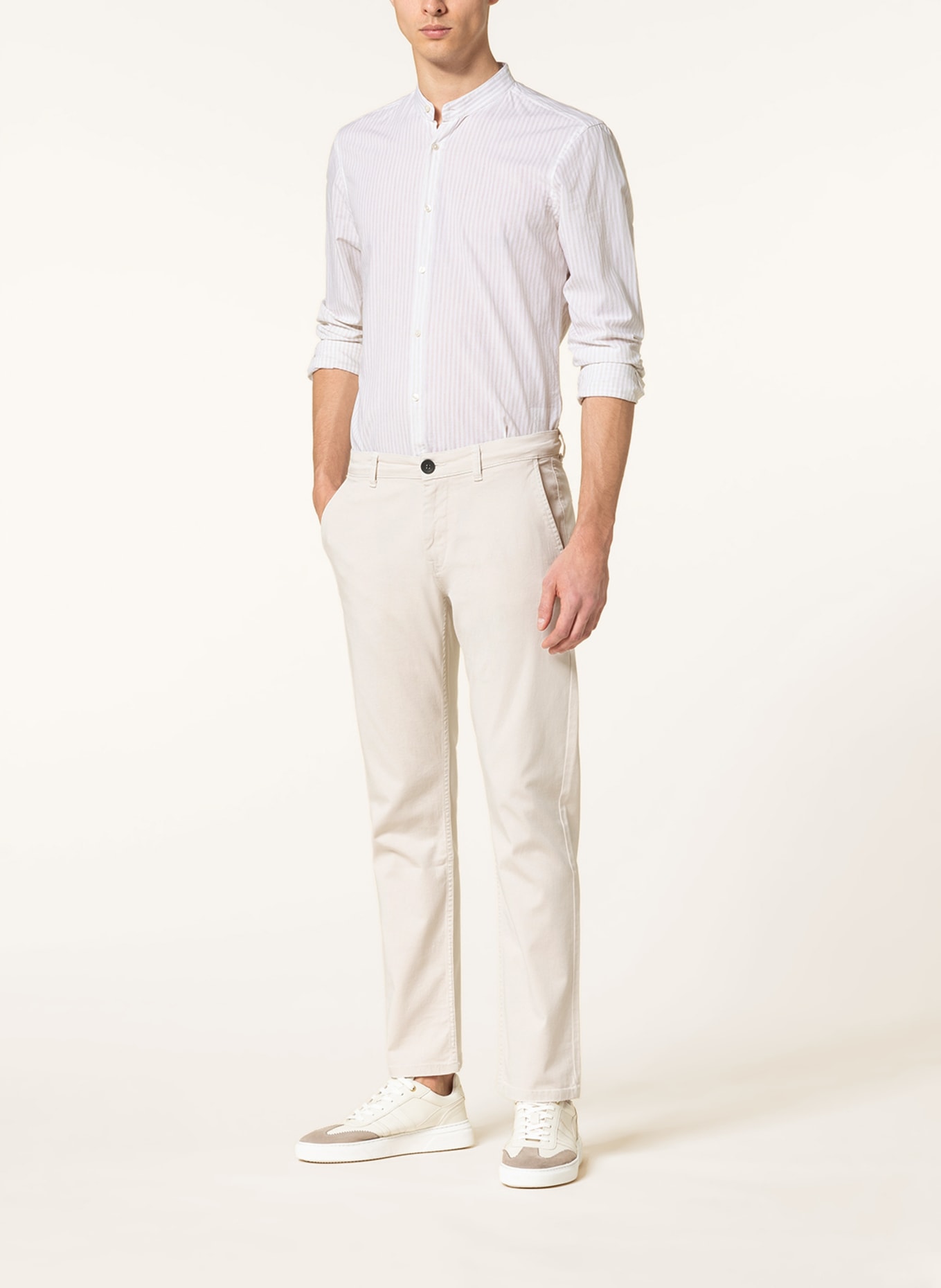 STROKESMAN'S Chino Regular Fit, Farbe: CREME (Bild 2)