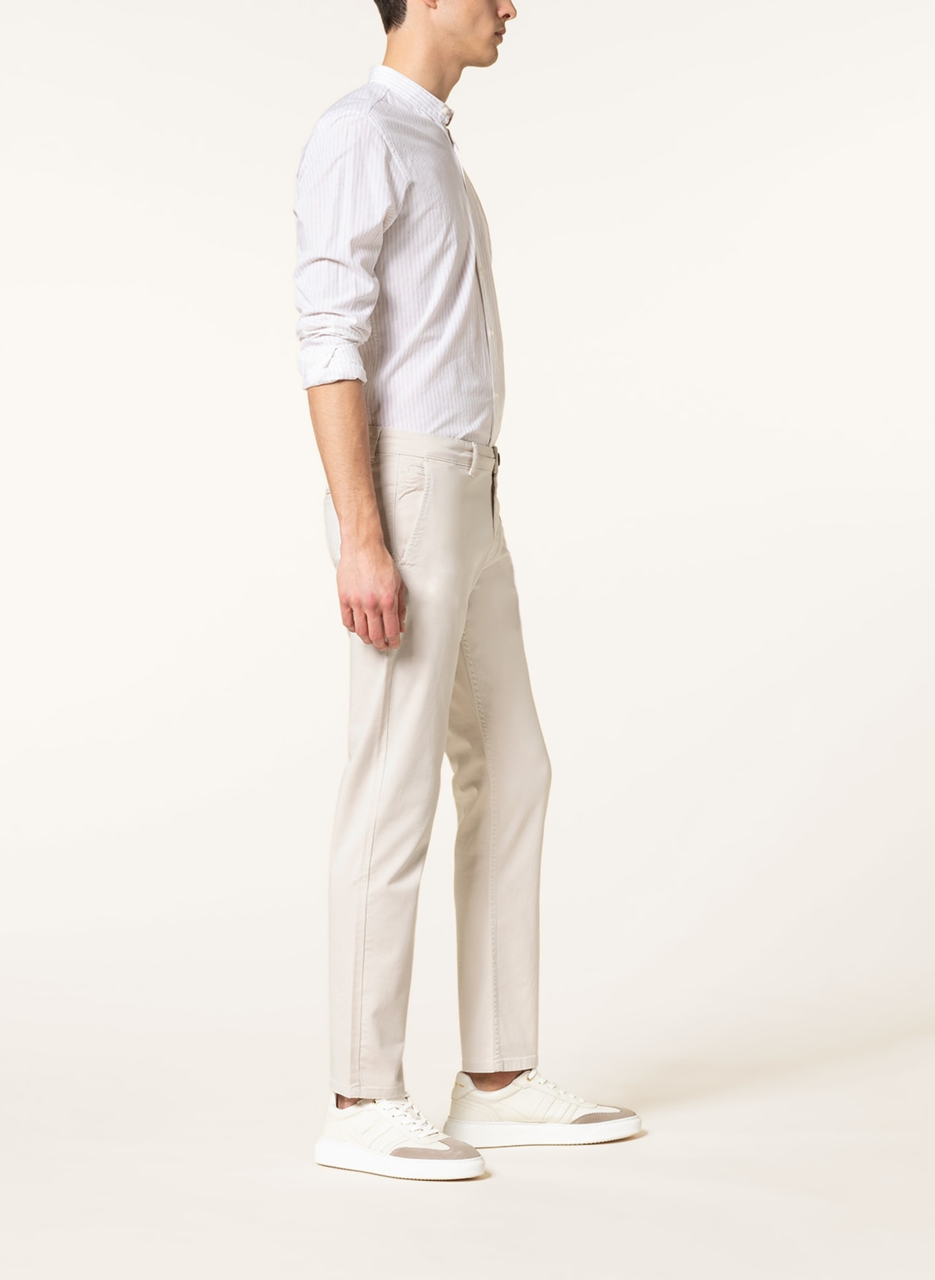 STROKESMAN'S Chino Regular Fit, Farbe: CREME (Bild 4)