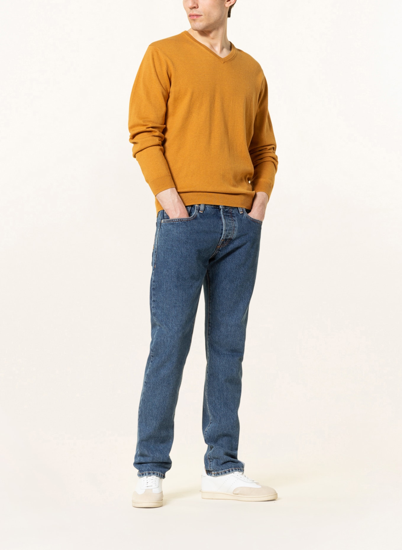 STROKESMAN'S Pullover , Color: DARK YELLOW (Image 2)