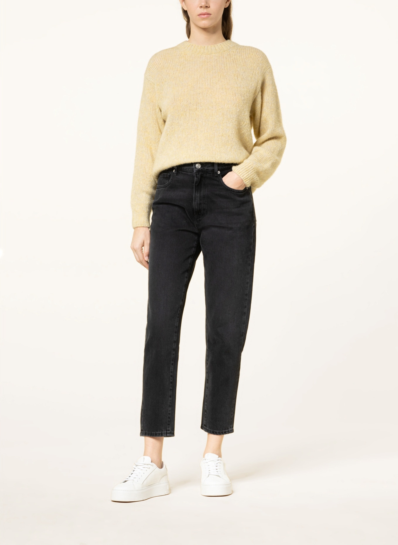 BOSS Mom jeans MODERN MOM 2.0, Color: 014 CHARCOAL (Image 2)