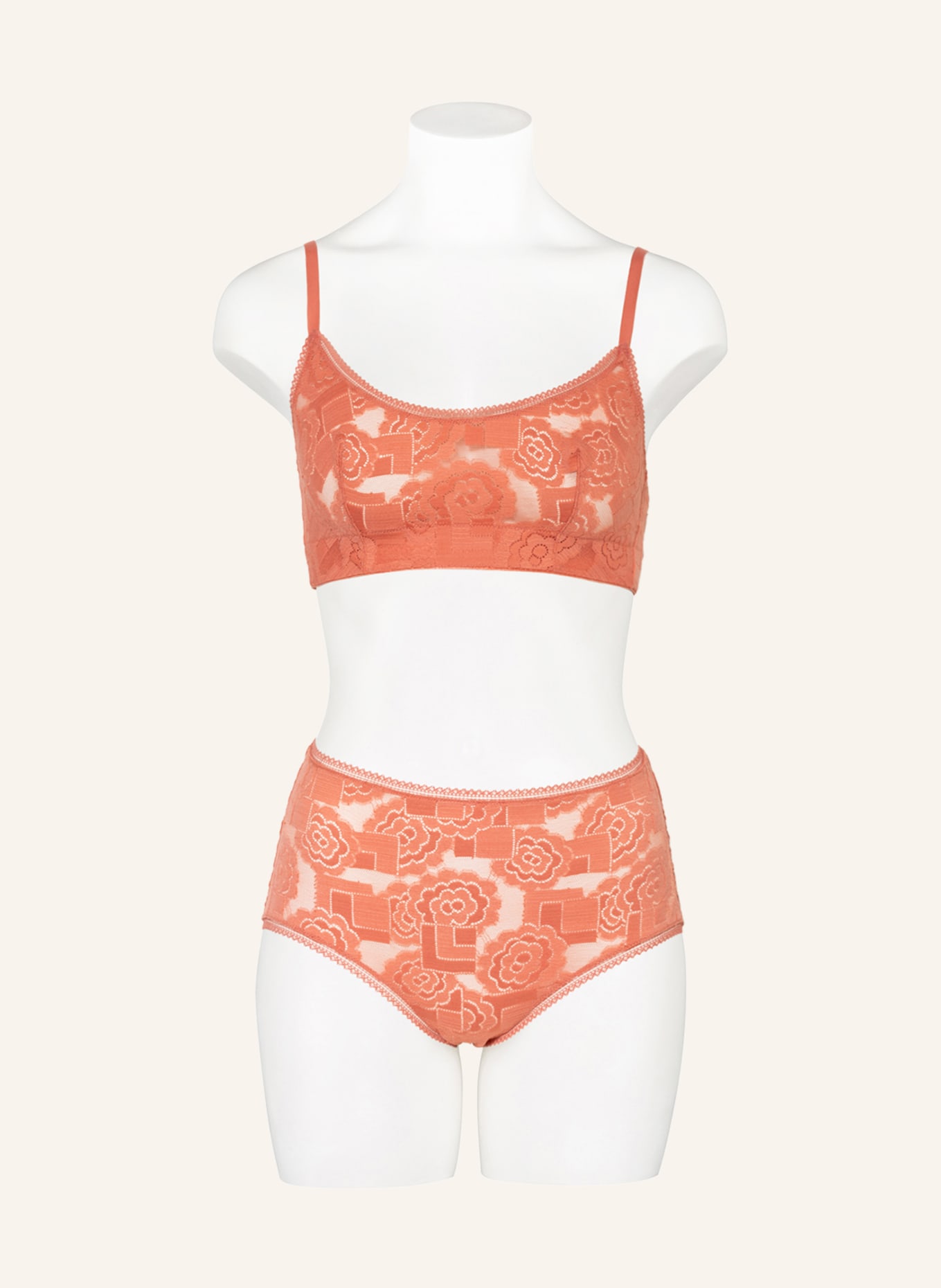ERES High-waisted brief TENDRE ROSE, Color: SALMON (Image 2)