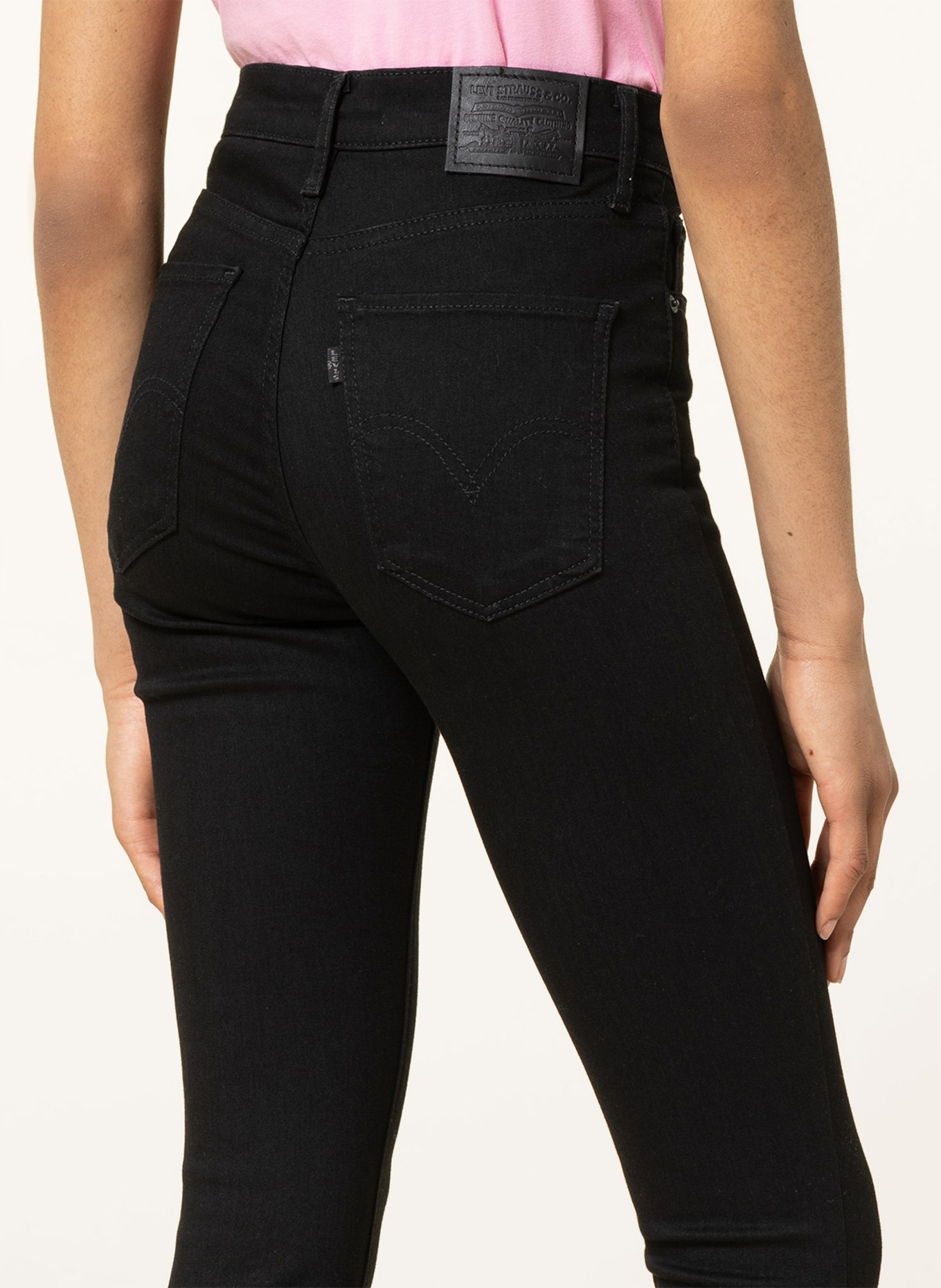Levi's® Skinny Jeans MILE HIGH SUPER SKINNY, Farbe: 52 Blacks (Bild 5)