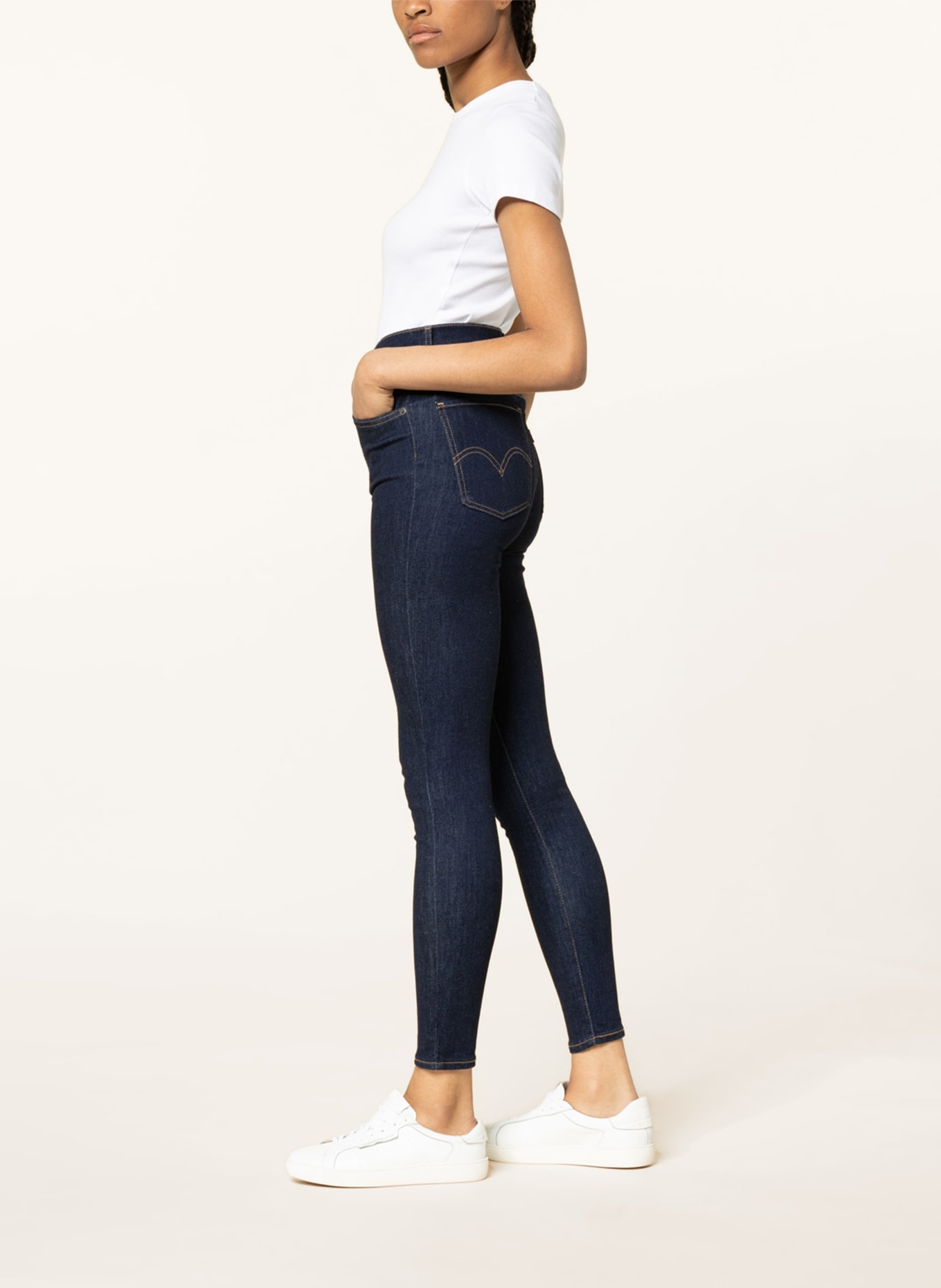 Levi's® Skinny Jeans MILE HIGH SUPER SKINNY, Color: 93 Dark Indigo - Flat Finish (Image 4)