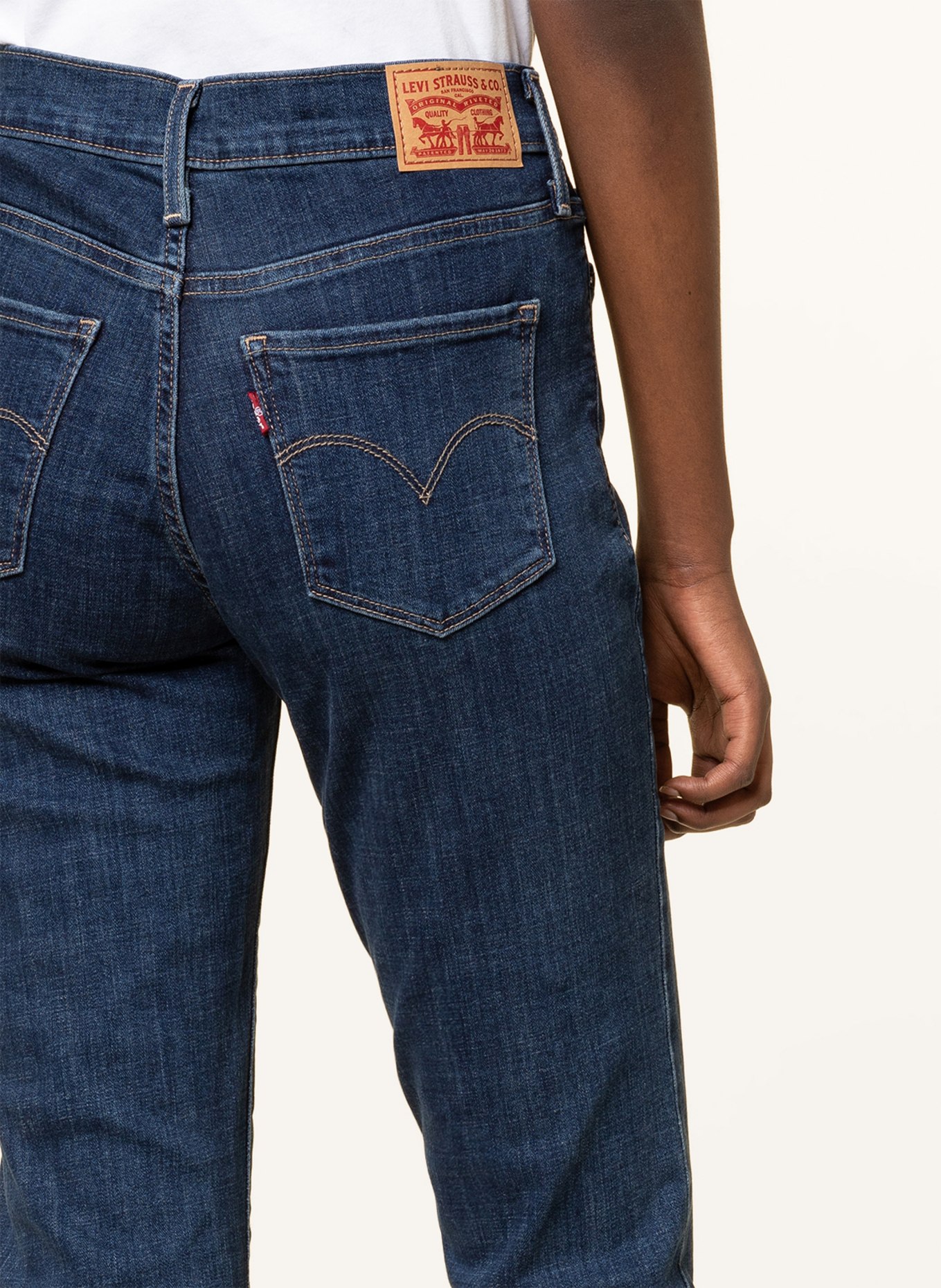 Levi's® Straight Jeans 314 Levi's® Shaping, Farbe: 51 Dark Indigo - Worn In (Bild 5)