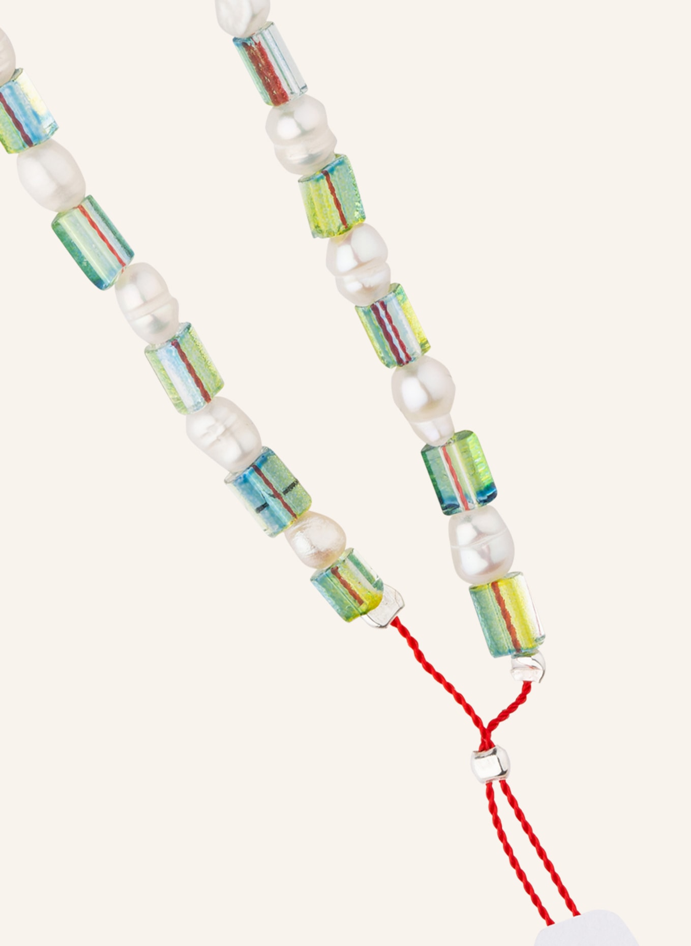 sorbet island Halskette PALM TREE, Farbe: WEISS/ HELLGRÜN (Bild 2)