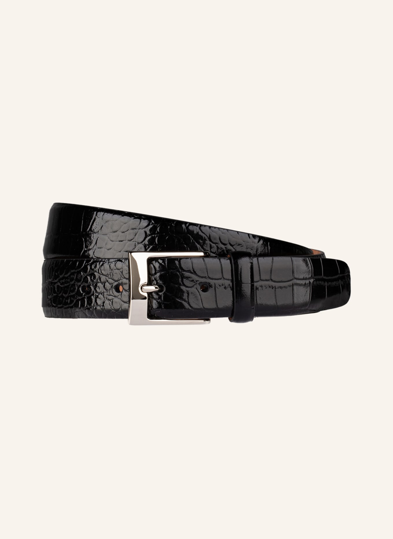 SIMONNOT-GODARD Leather belt , Color: BLACK (Image 1)