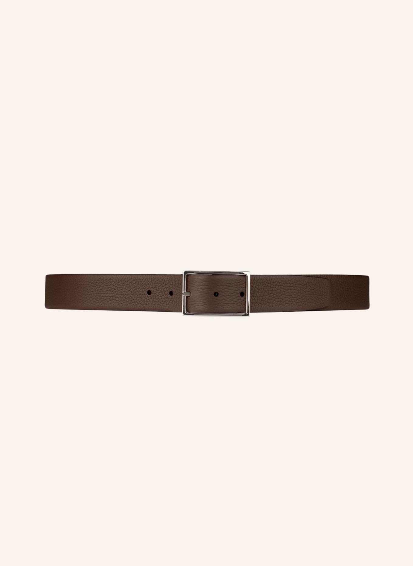 SIMONNOT-GODARD Reversible leather belt , Color: BROWN (Image 2)