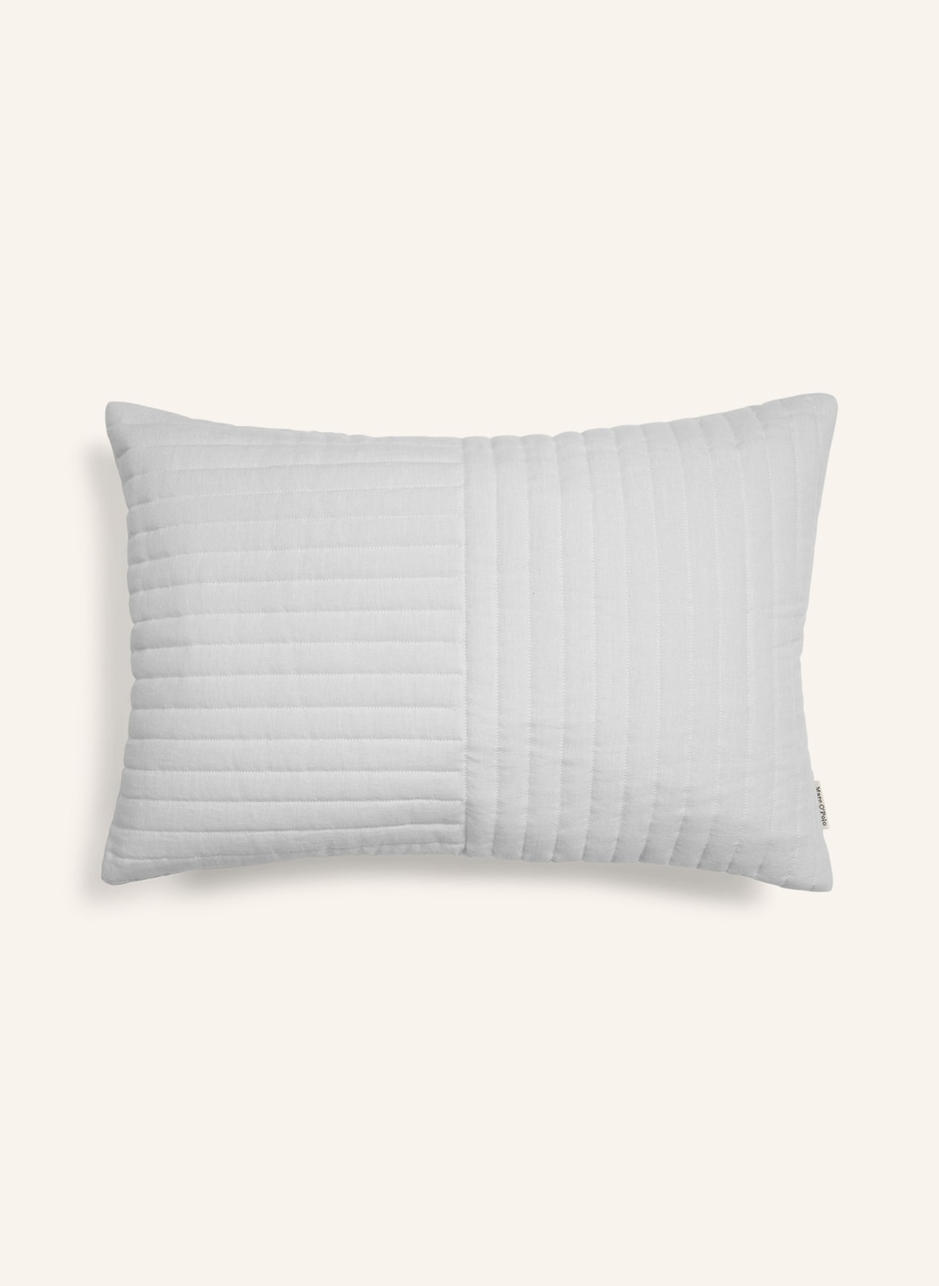 Marc O'Polo Linen decorative cushion VIOSA, Color: LIGHT GRAY (Image 1)