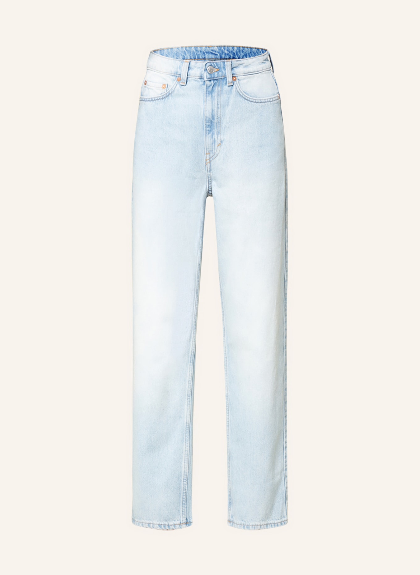 WEEKDAY Straight jeans ROWE, Color: 019 Blue Dusty light fresh blue (Image 1)