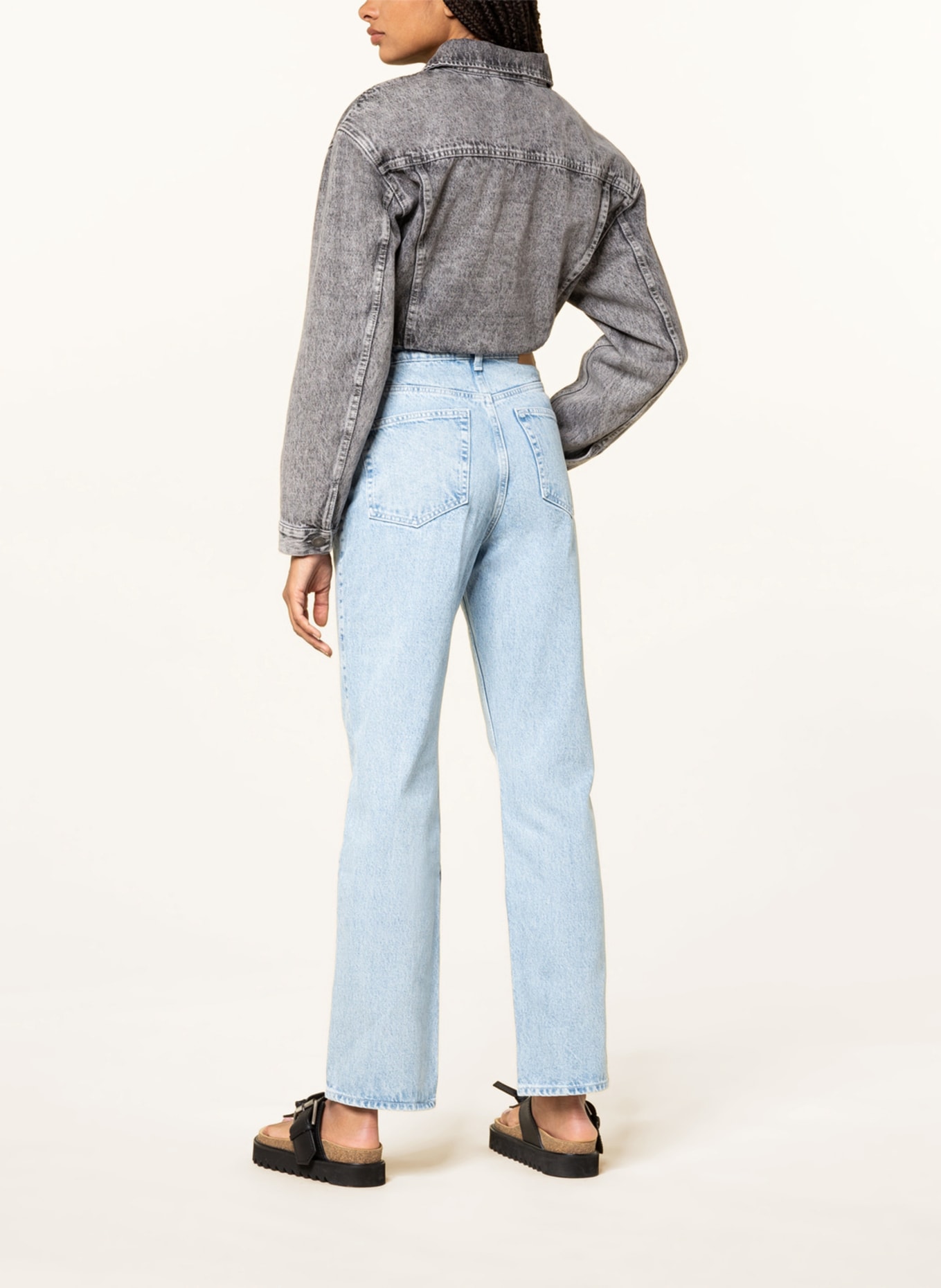 WEEKDAY Straight jeans ROWE, Color: 046 blue denim (Image 3)