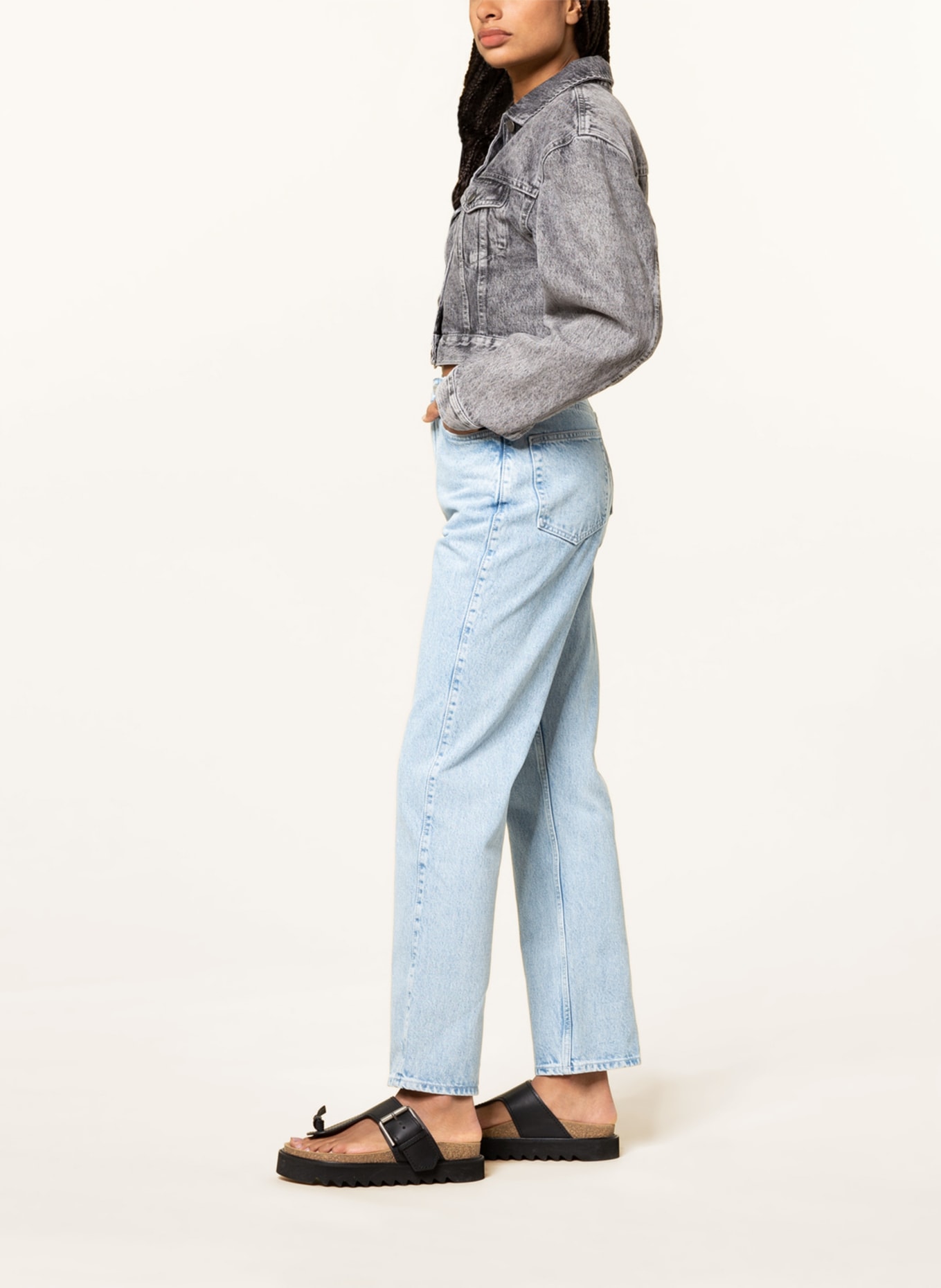 WEEKDAY Straight jeans ROWE, Color: 046 blue denim (Image 4)
