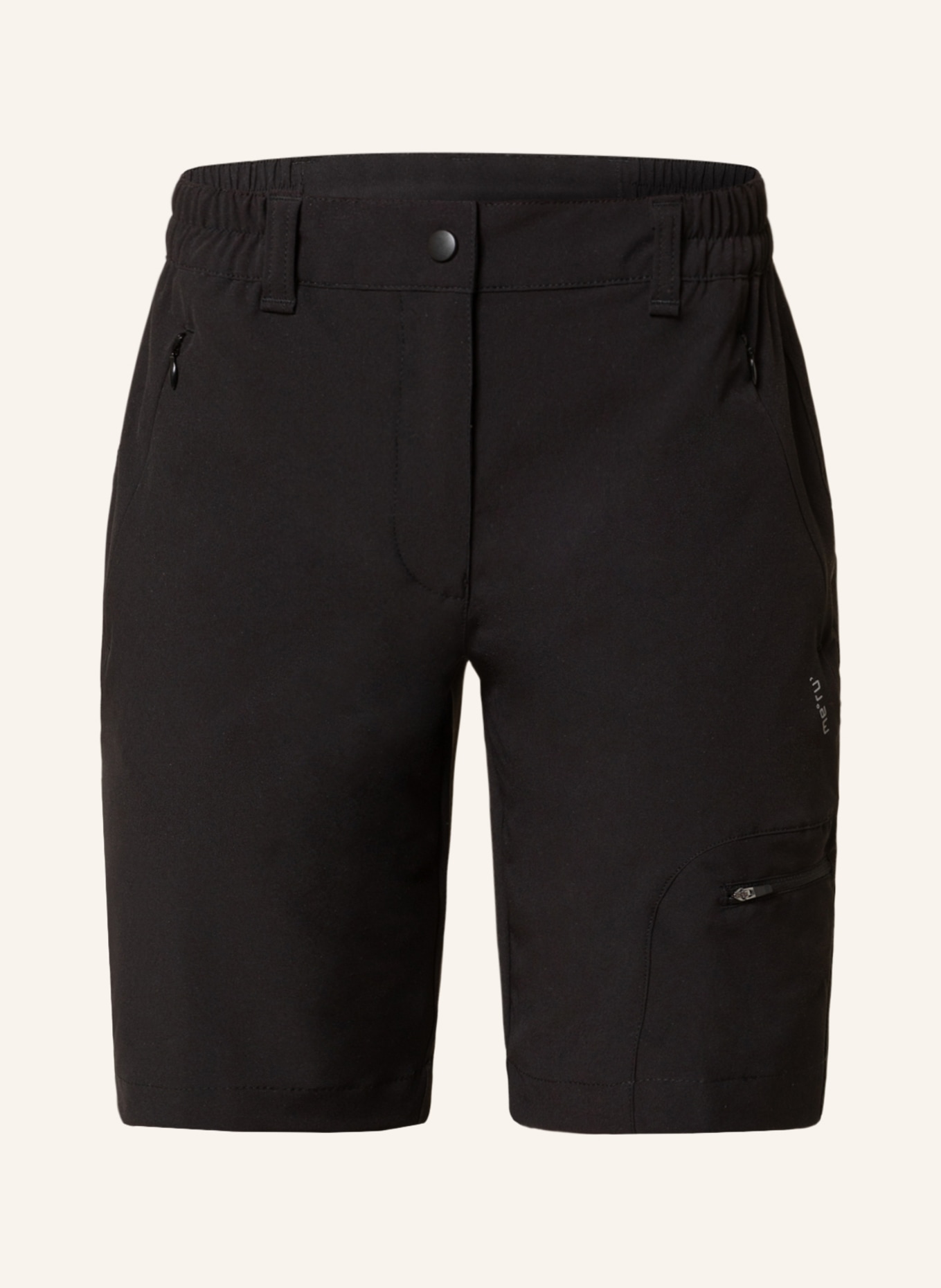 me°ru' Outdoor shorts TOURS, Color: BLACK (Image 1)