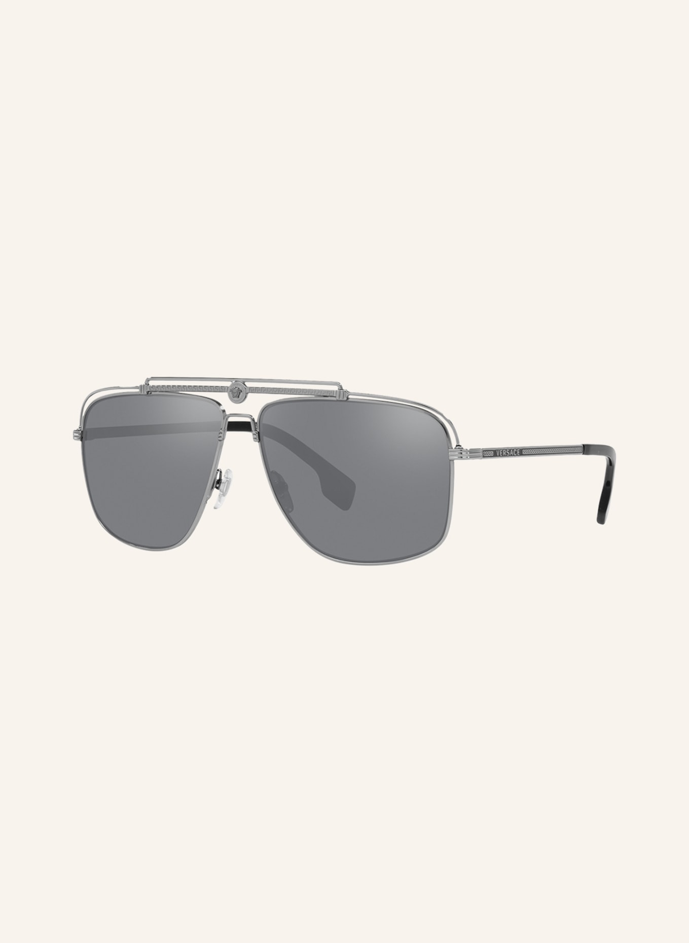 VERSACE Sunglasses VE2242, Color: 10016G - SILVER/ GRAY (Image 1)