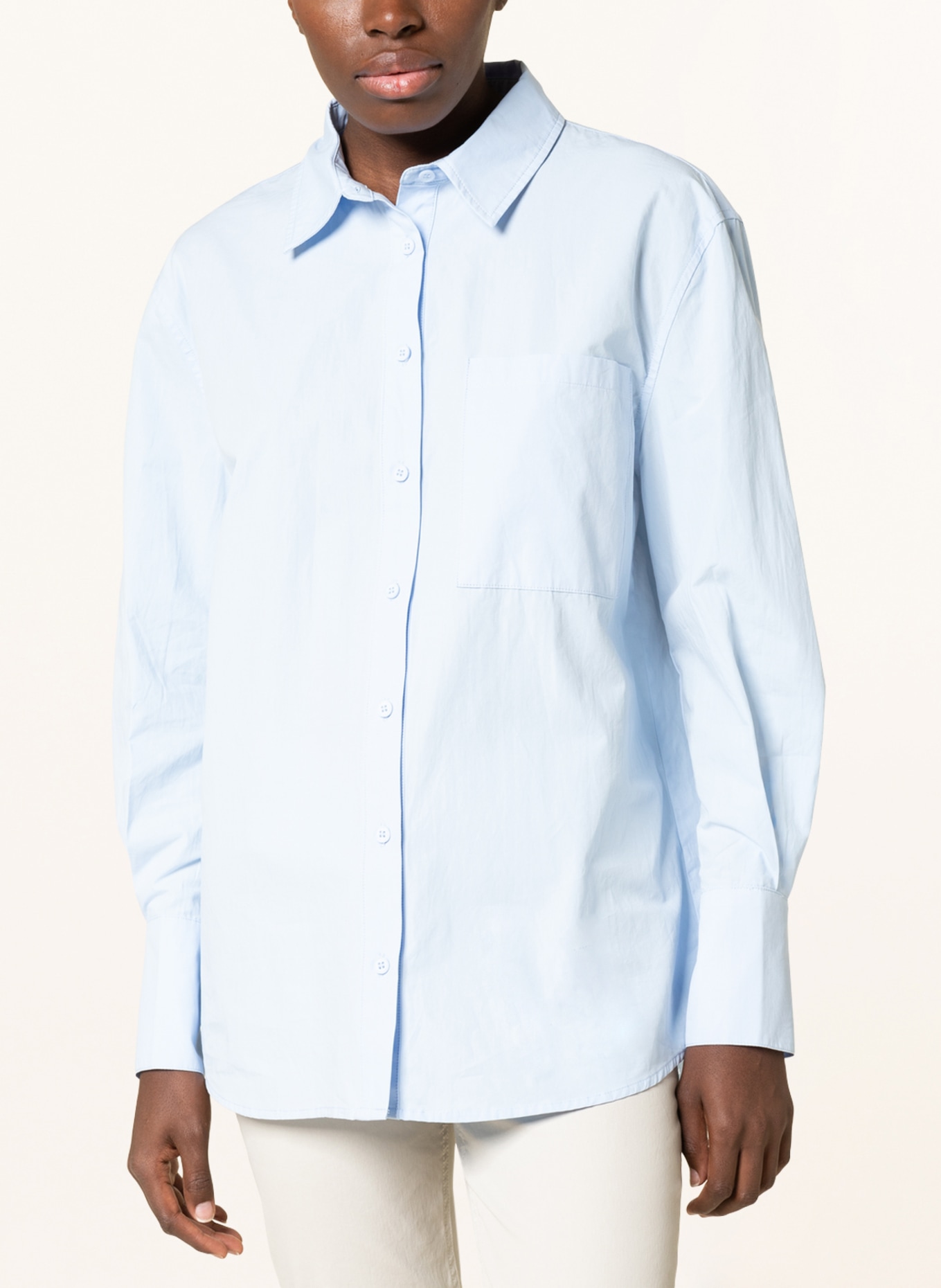 NEO NOIR Shirt blouse PARIS, Color: LIGHT BLUE (Image 4)
