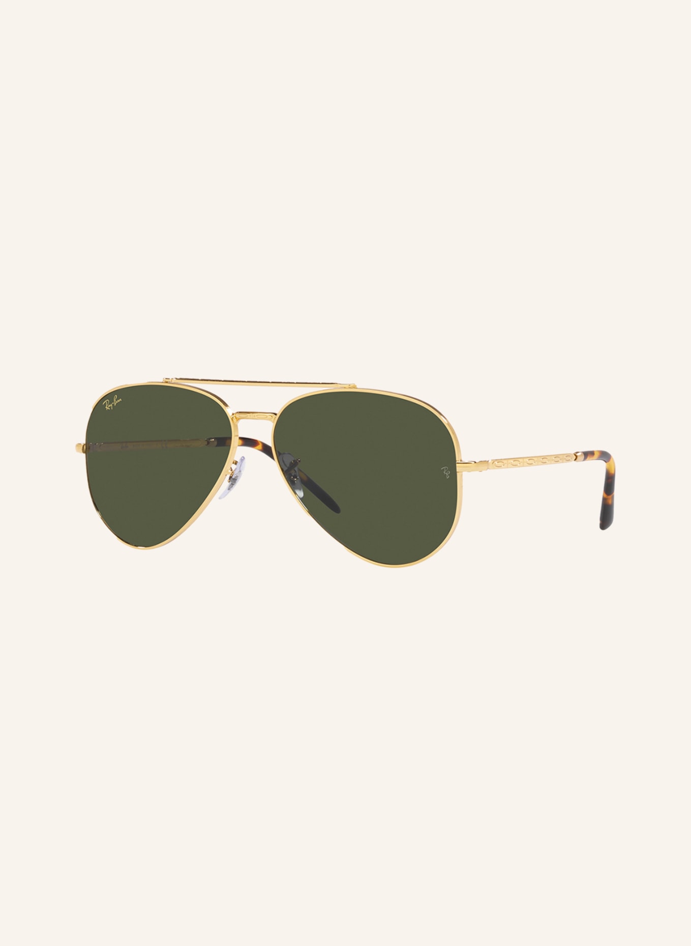 Ray-Ban Sunglasses RB3625, Color: 919631- GOLD/ GREEN (Image 1)