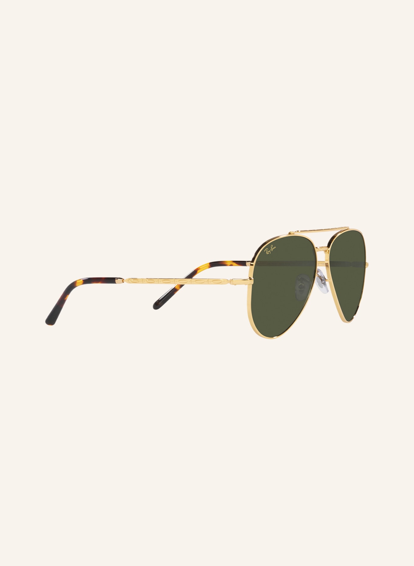 Ray-Ban Sunglasses RB3625, Color: 919631- GOLD/ GREEN (Image 3)