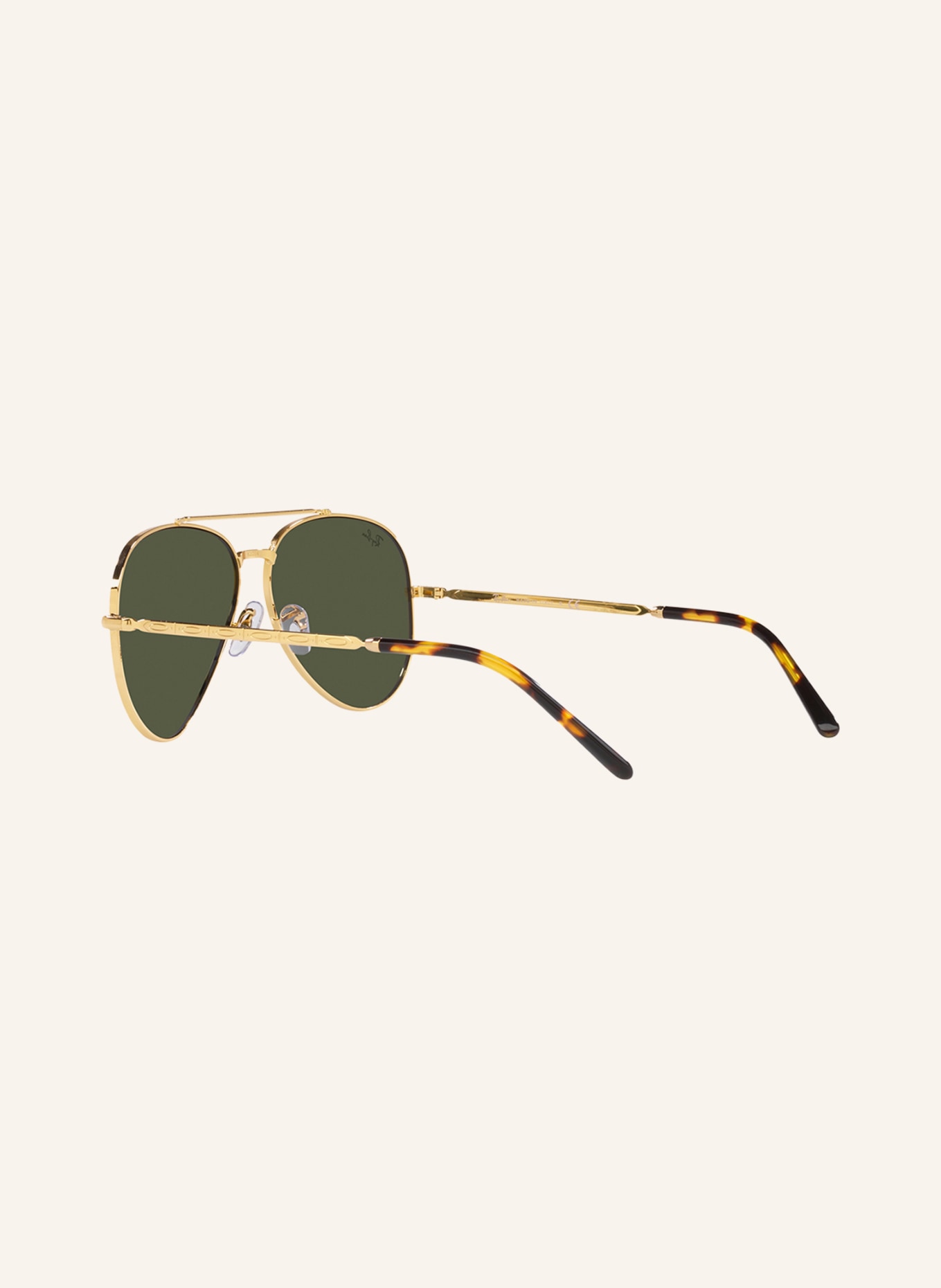 Ray-Ban Sunglasses RB3625, Color: 919631- GOLD/ GREEN (Image 4)