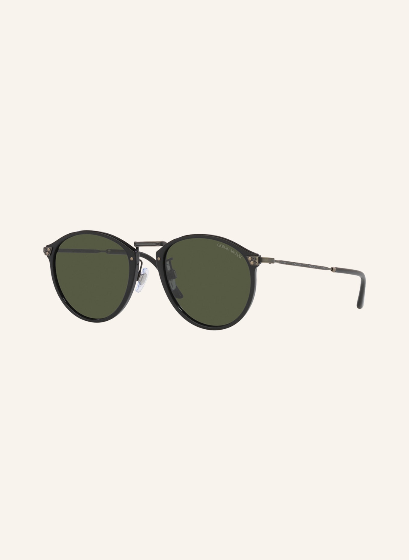 GIORGIO ARMANI Sunglasses AR318SM, Color: 500131 - BLACK/ GREEN (Image 1)