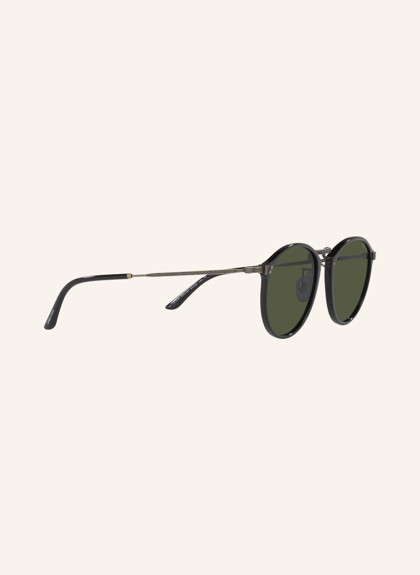 GIORGIO ARMANI Sunglasses AR318SM, Color: 500131 - BLACK/ GREEN (Image 3)