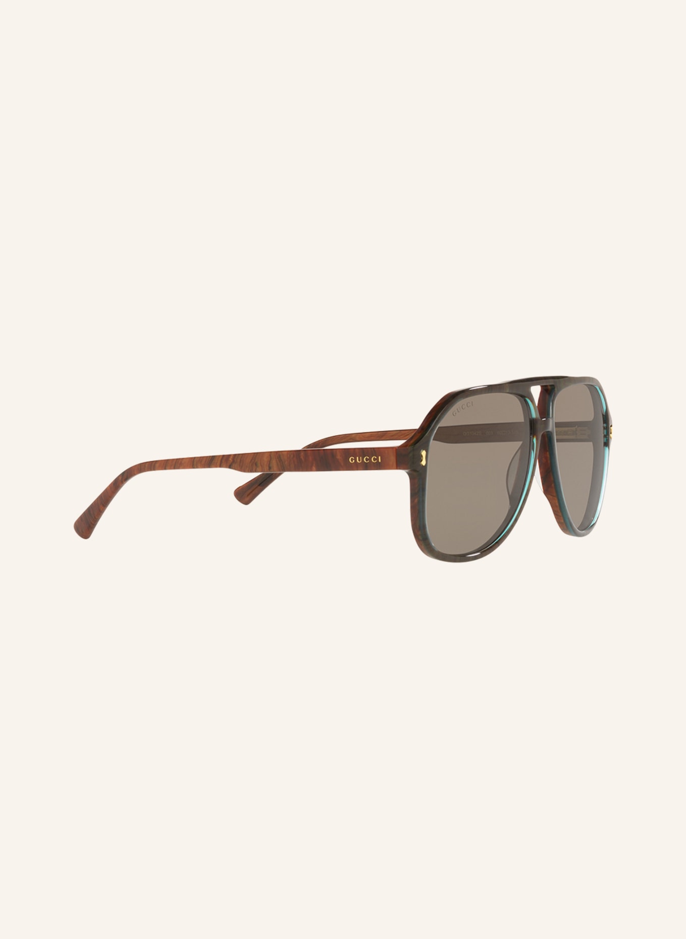 GUCCI Sunglasses GG1042S, Color: 1500L1 - BROWN/ GRAY (Image 3)